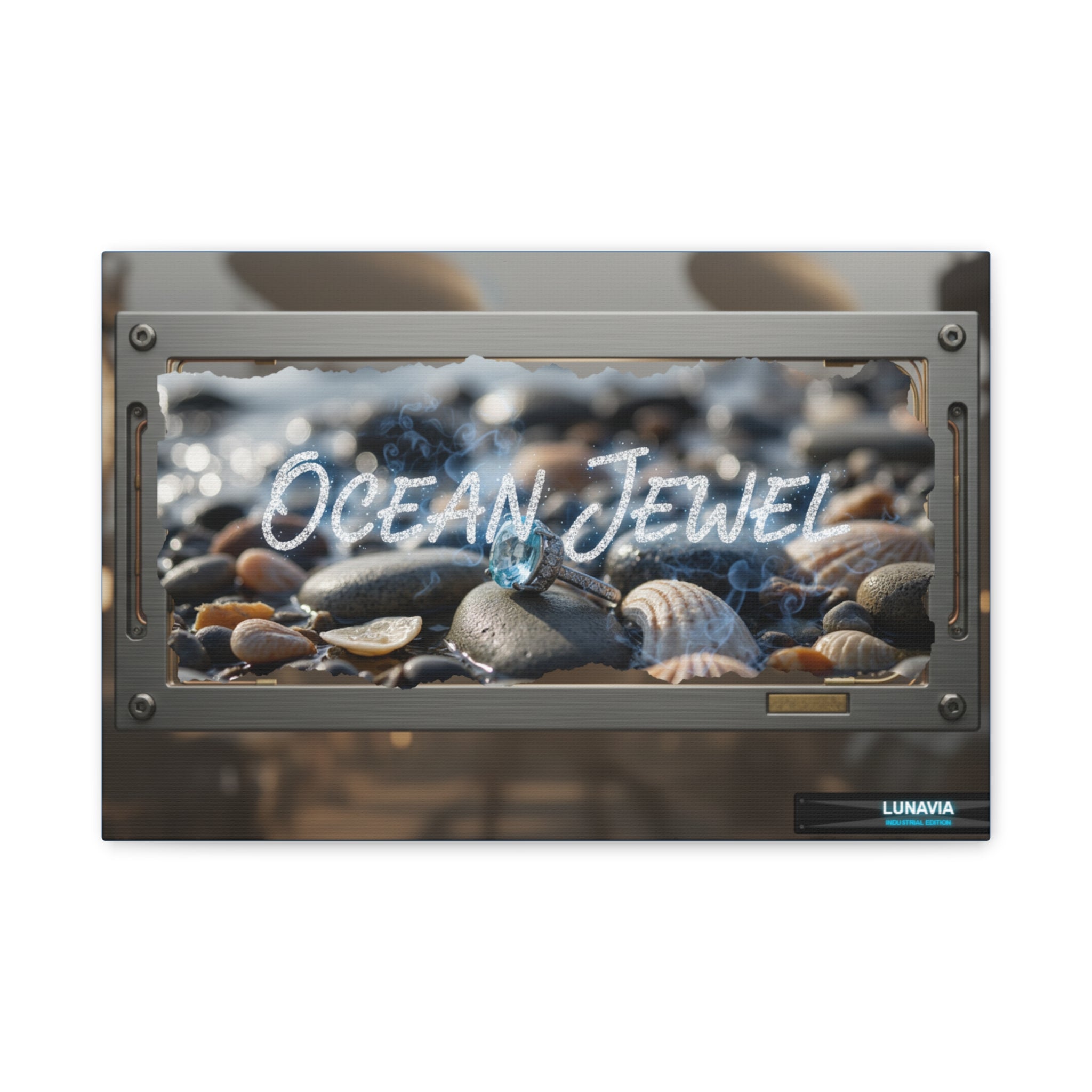 'Ocean Jewel' Seaside Pebble Wall Art