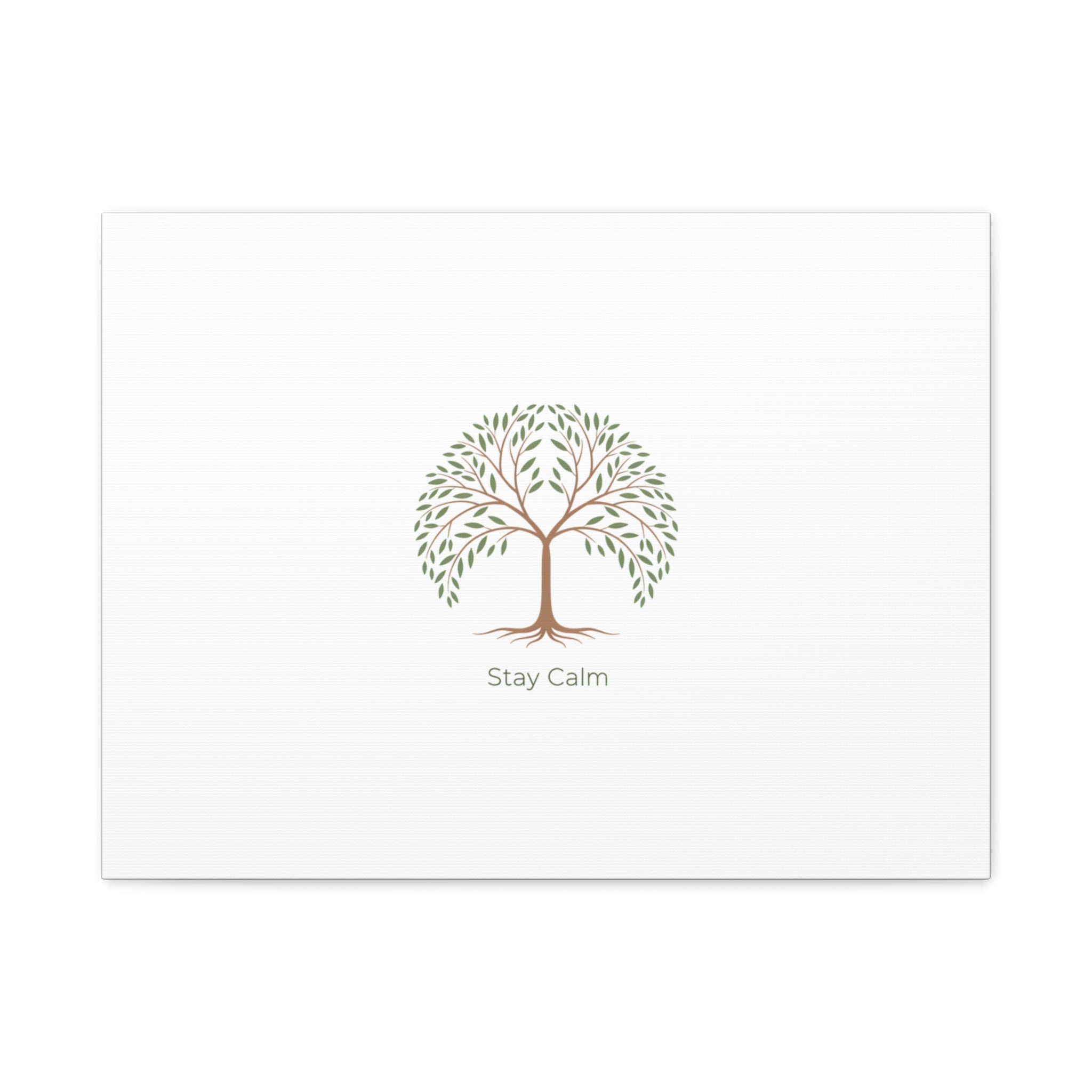 Stay Calm Canvas | Winter Fitness Grind, gym motivation decor