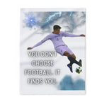 Soccer Quote Fleece Blanket