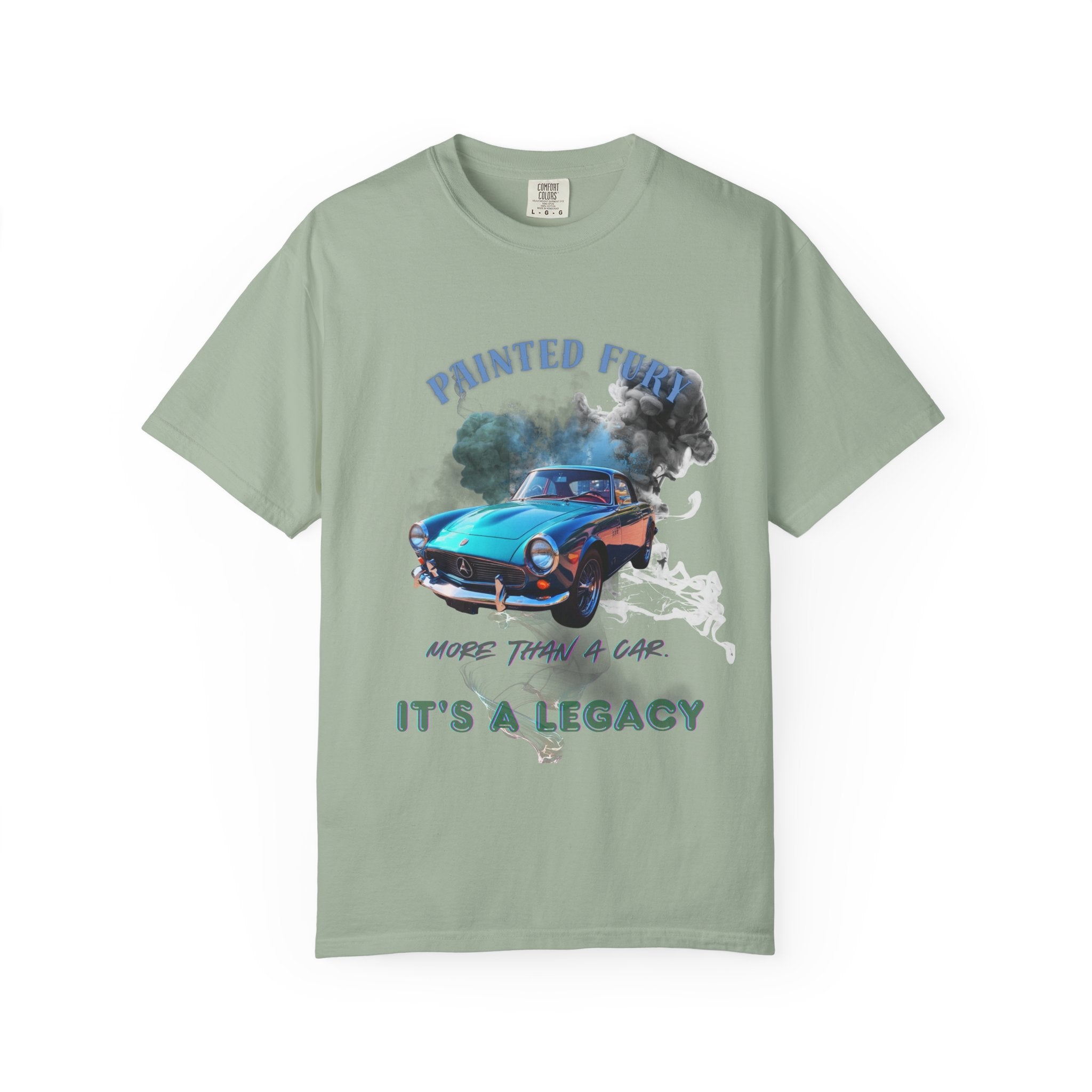 Classic Car T-Shirt — "Painted Funk: It's a Legacy" Vintage Sports Car Graphic Tee