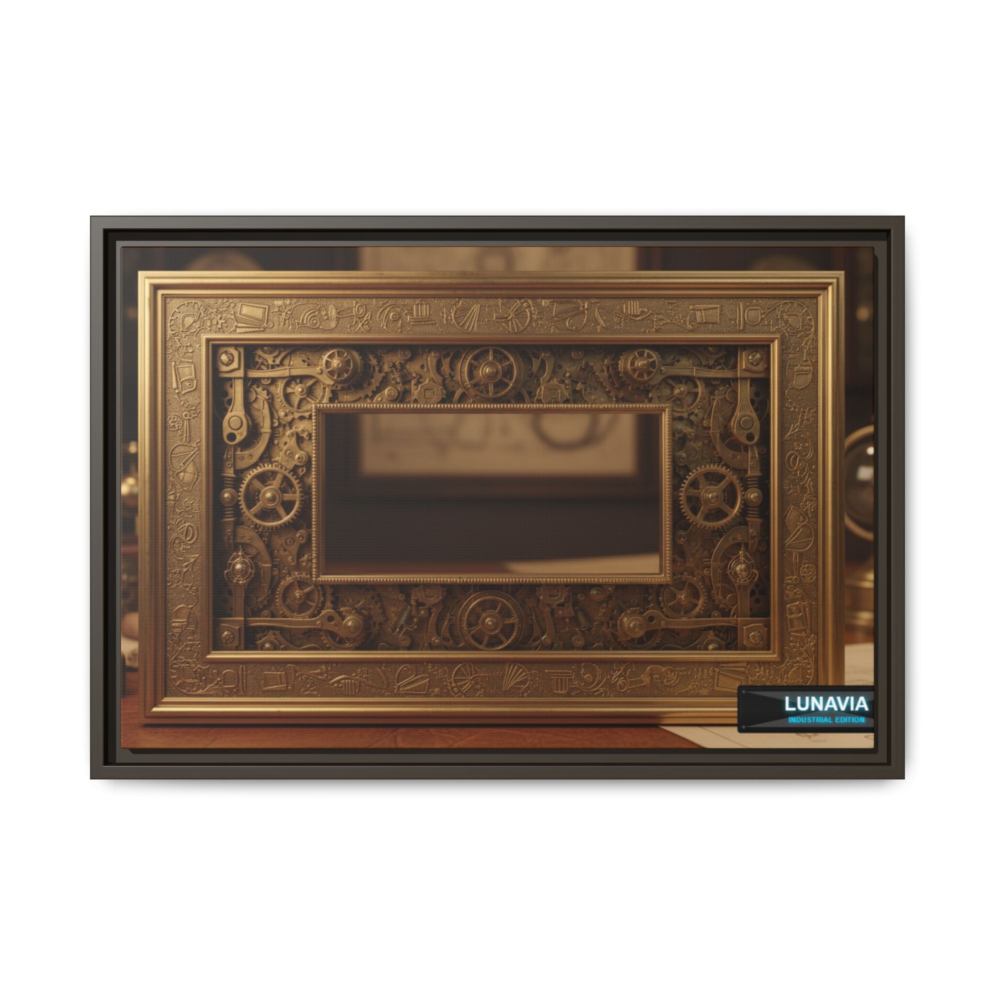 Baroque Steampunk Framed Canvas