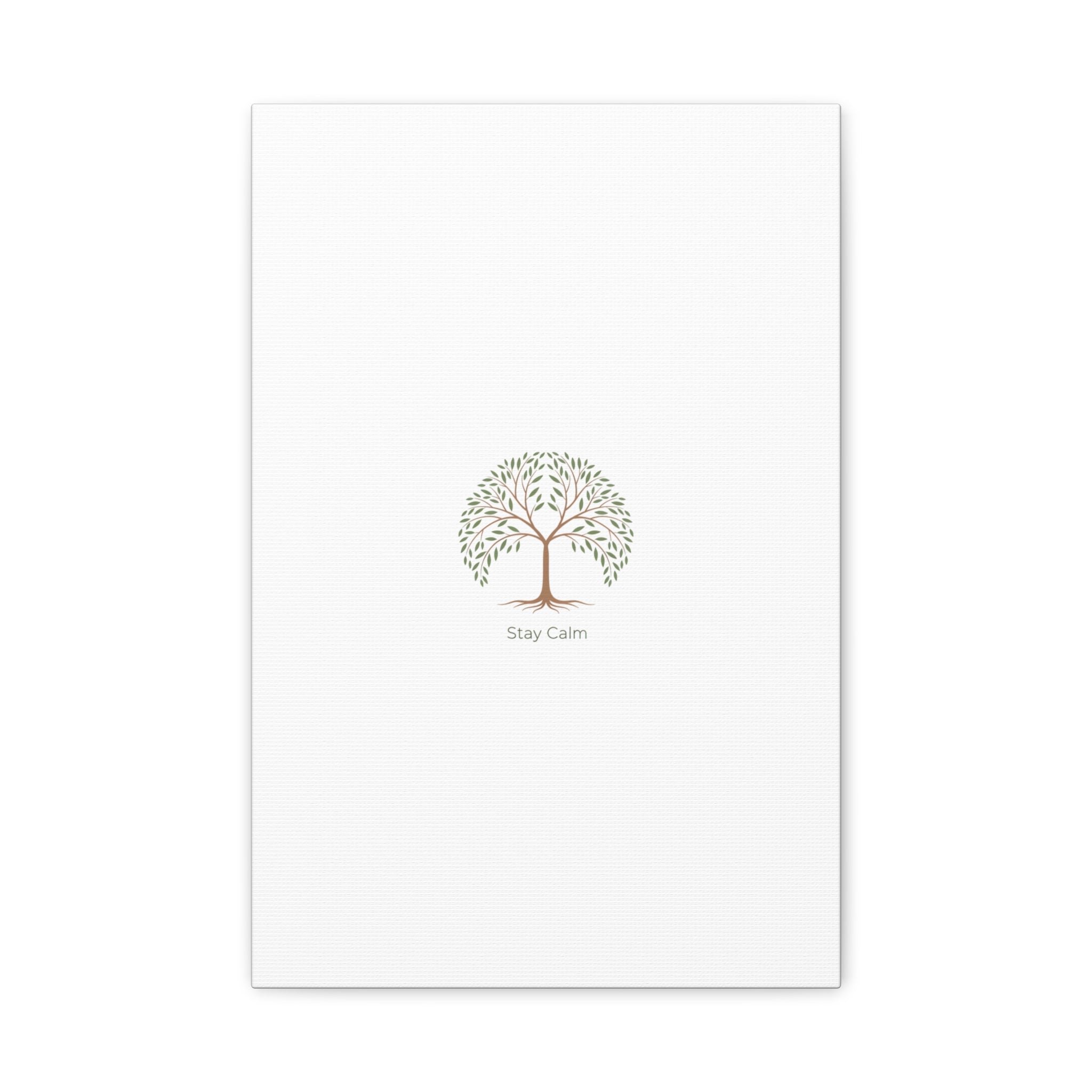 Stay Calm Canvas | Winter Fitness Grind, gym motivation decor