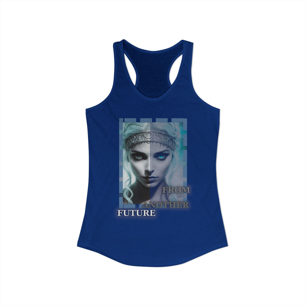 Future Vibes Racerback Tank — Sci‑Fi Ethereal Design
