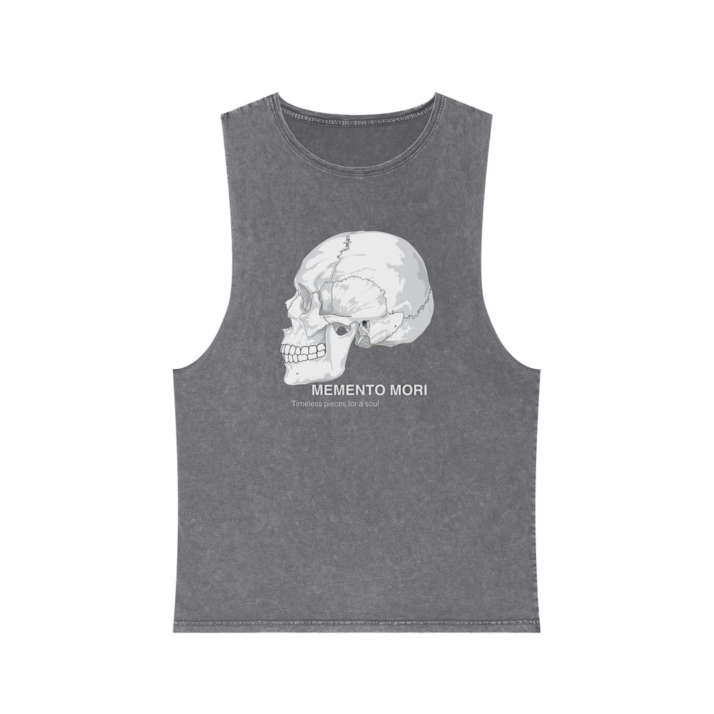 Skull Graphic Stonewash Tank