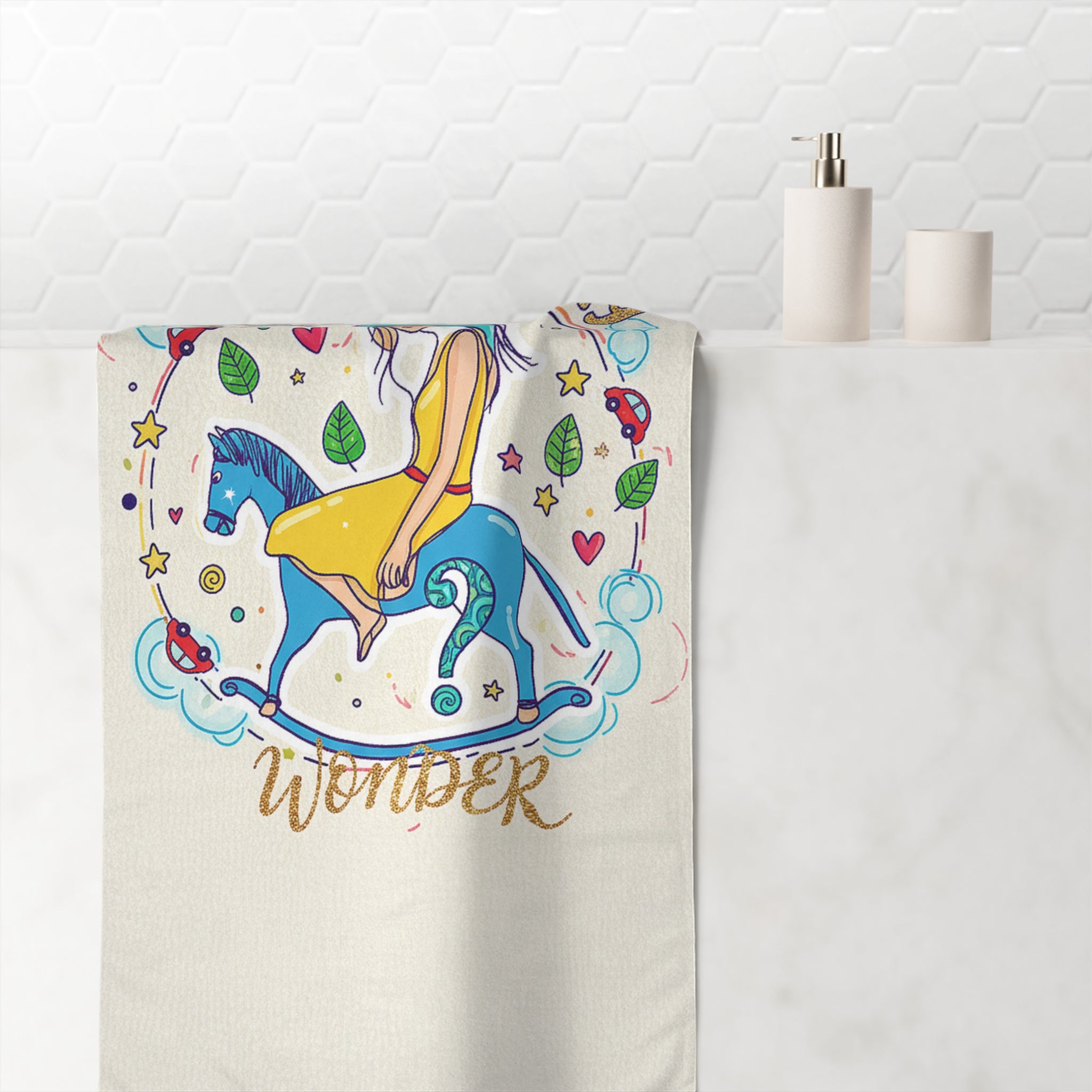 Luxury Bamboo Toddler Towel - Gentle on Sensitive Skin