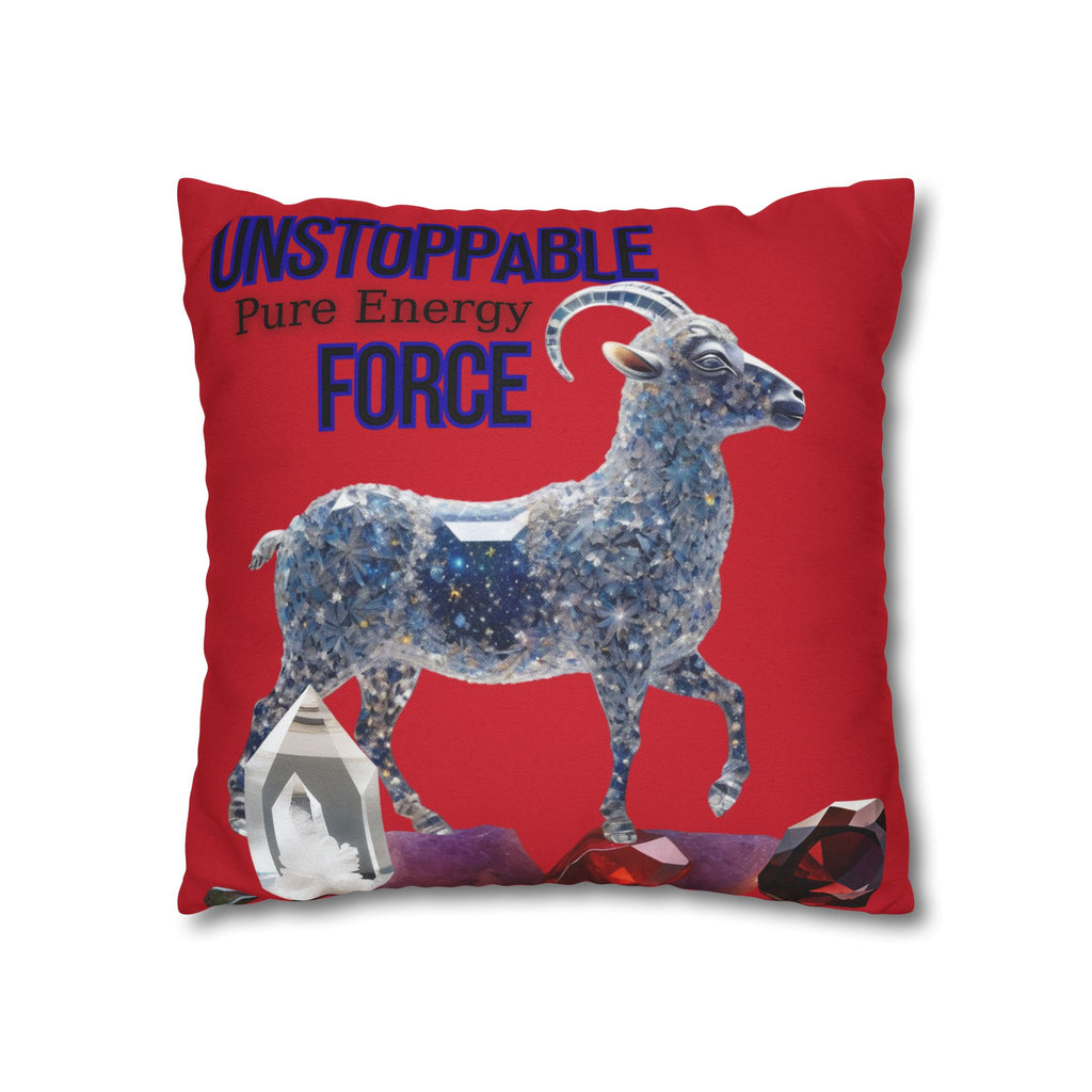 Unstoppable Force Ram Throw Pillow