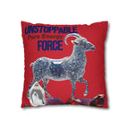 Unstoppable Force Ram Throw Pillow