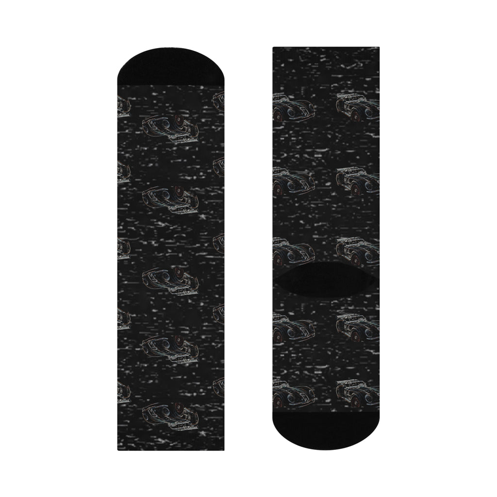 Vintage Car Cushioned Crew Socks
