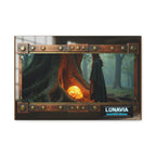 The Amber Core | Industrial Steam-Powered Frame Wall Art