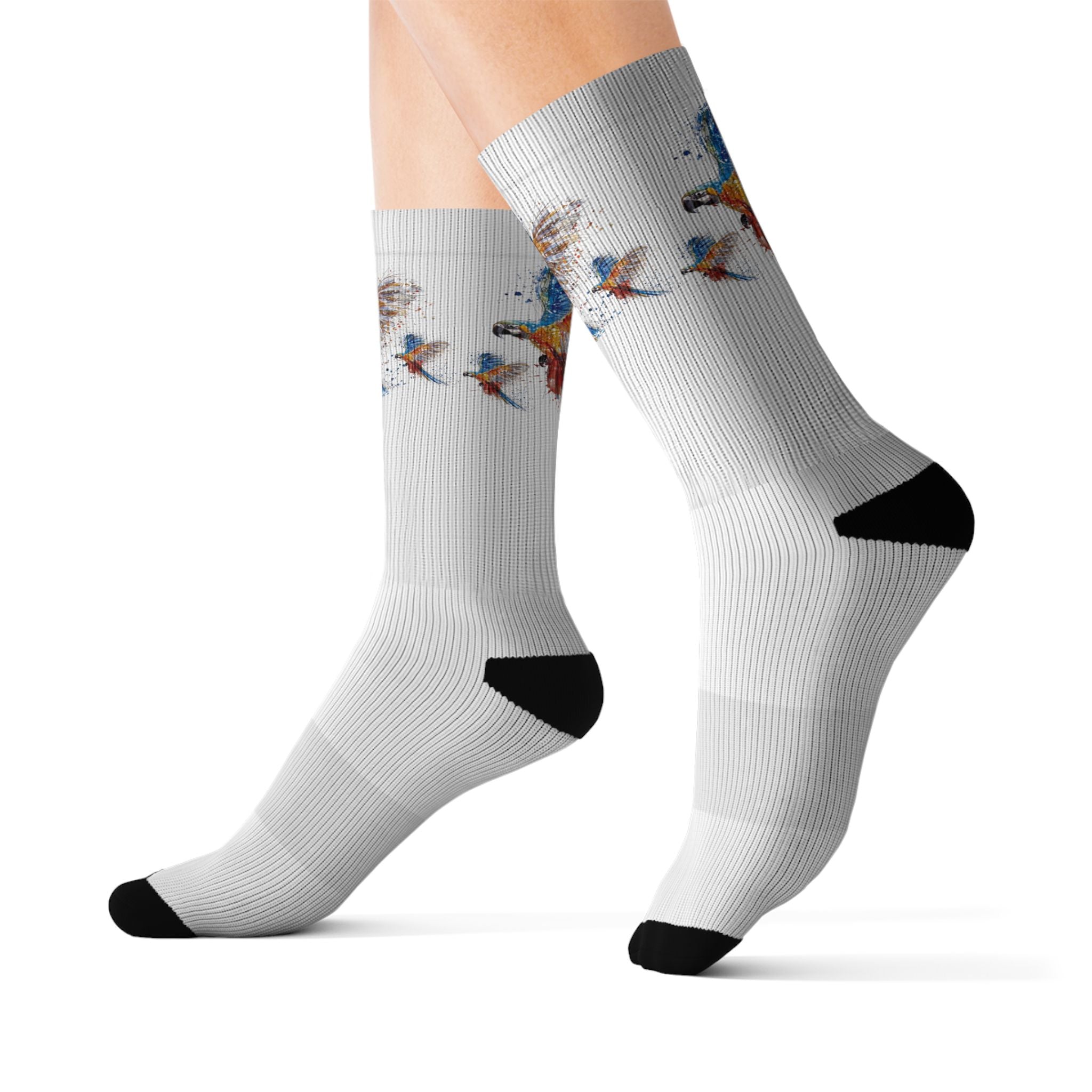 Koi Fish Sublimation Crew Socks – Colorful Japanese Carp Design