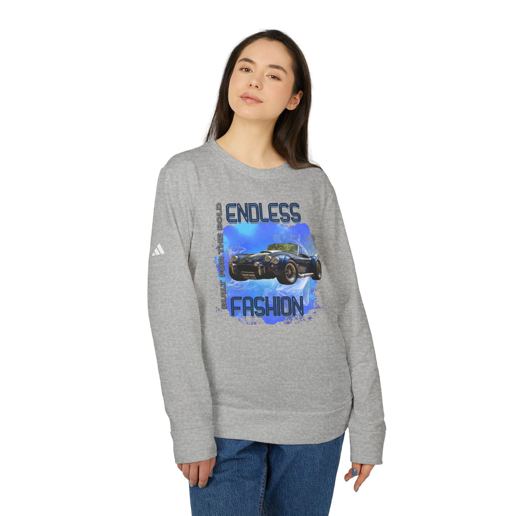 Endless Fashion Spor Araba Desenli Bisiklet Yaka Sweatshirt 