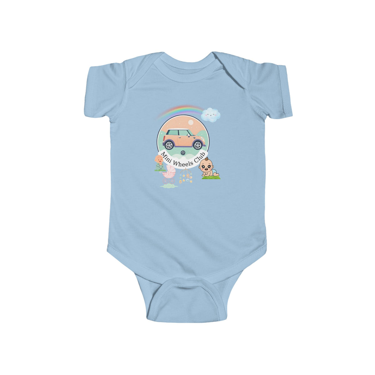 Happy Travels Rainbow Bodysuit