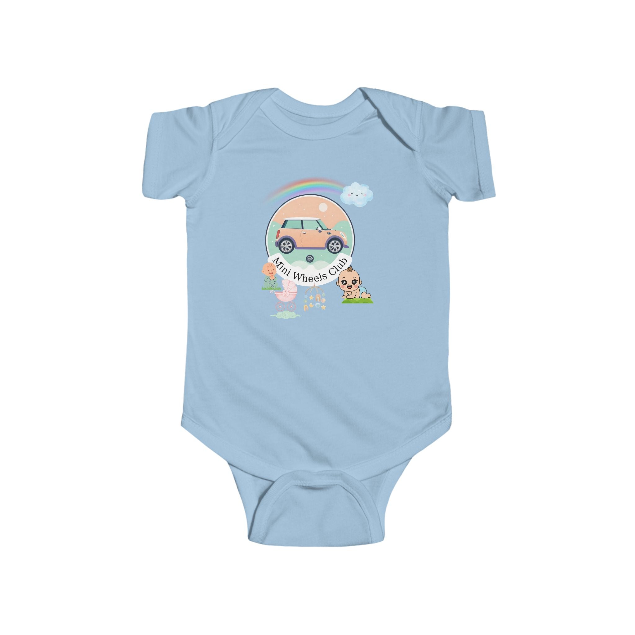 Happy Travels Rainbow Bodysuit