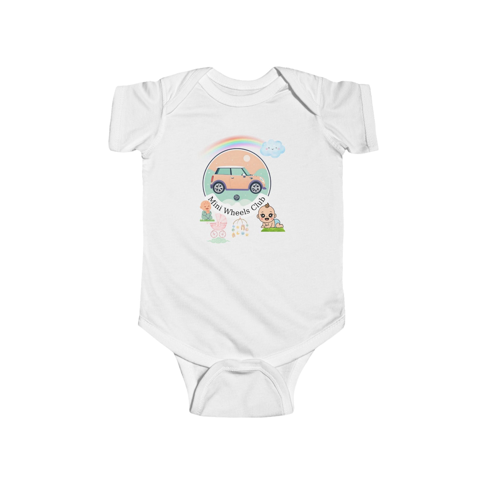 Happy Travels Rainbow Bodysuit