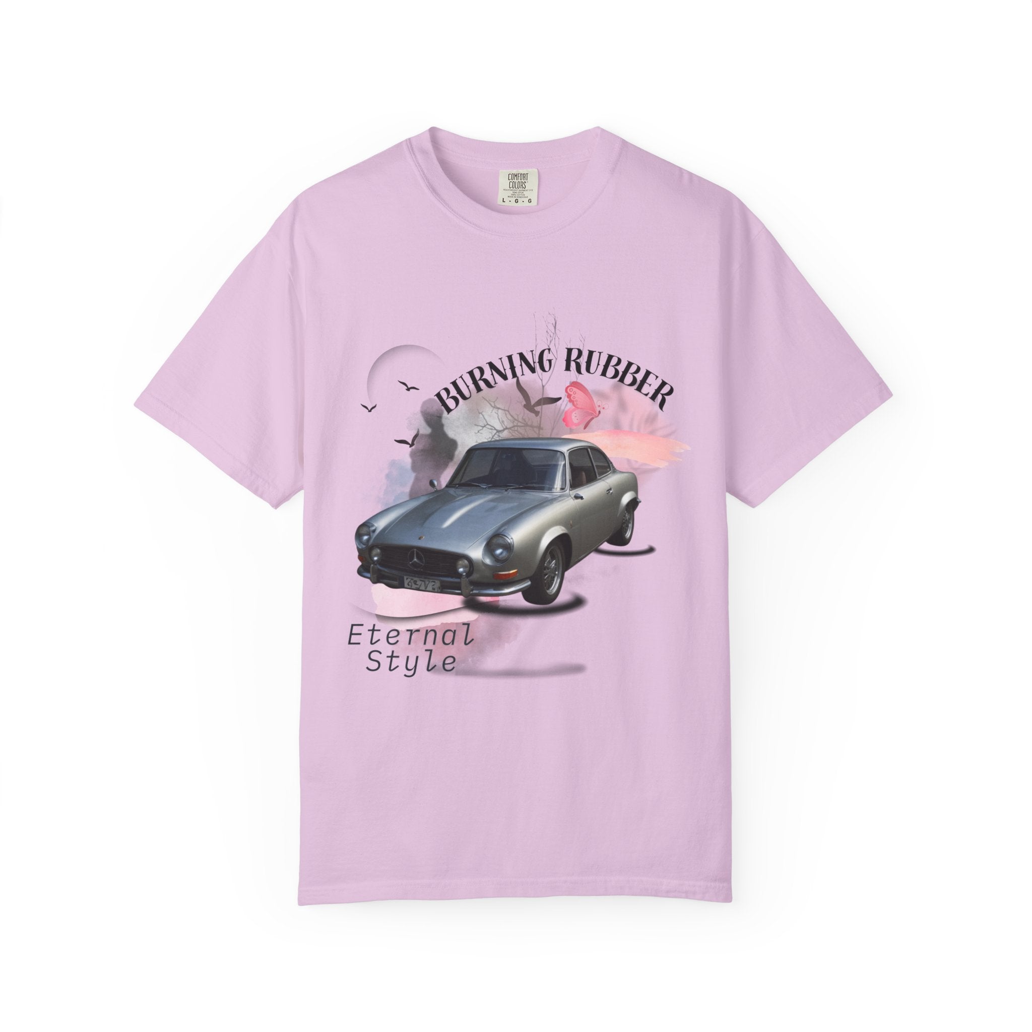 "Burning Rubber" Retro Automotive Tee