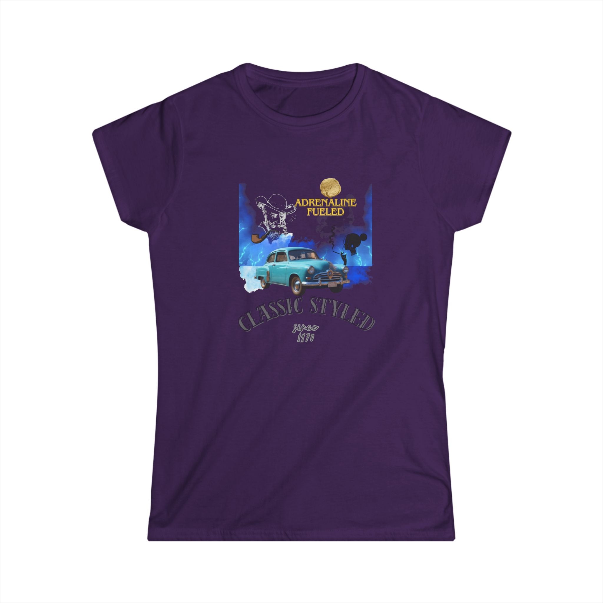 Classic Styled Women's Tee — Retro Car Graphic "Classic Styled"