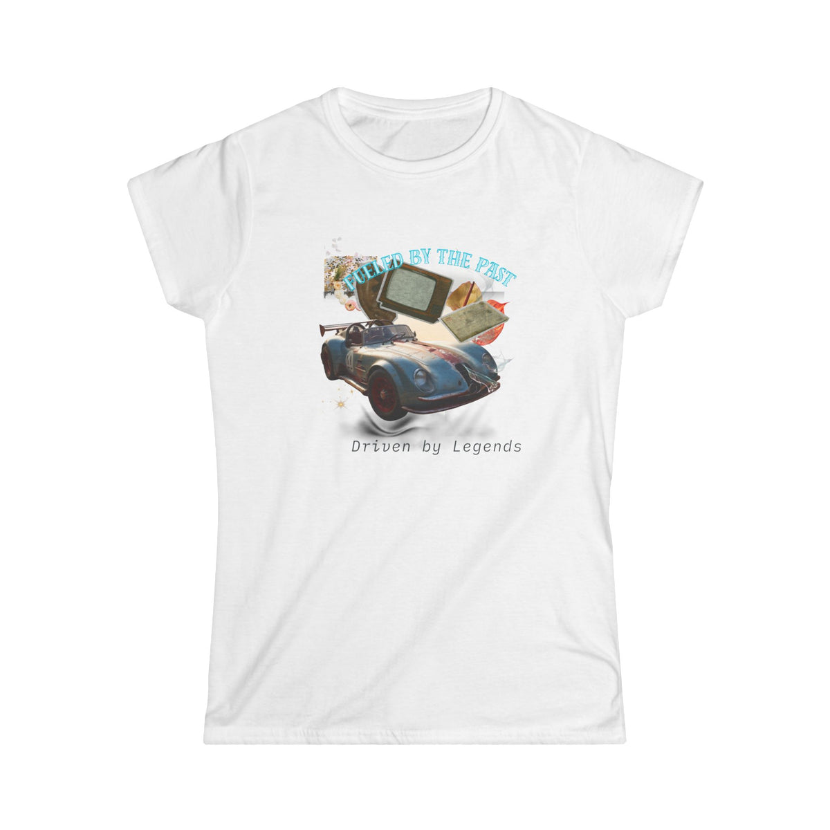 Vintage Racing Tee - "Driven by Legends" Classic Car
