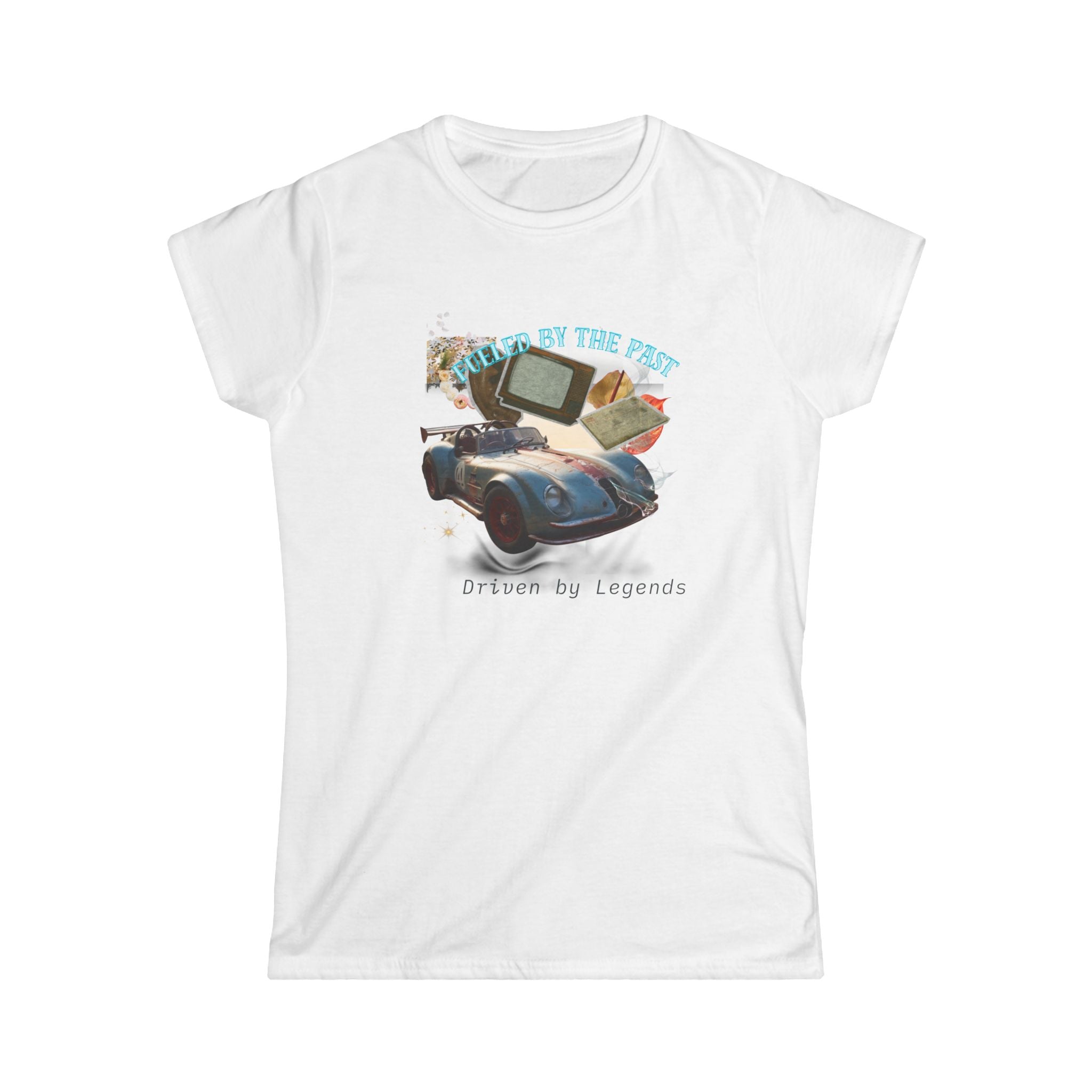 Vintage Racing Tee - "Driven by Legends" Classic Car