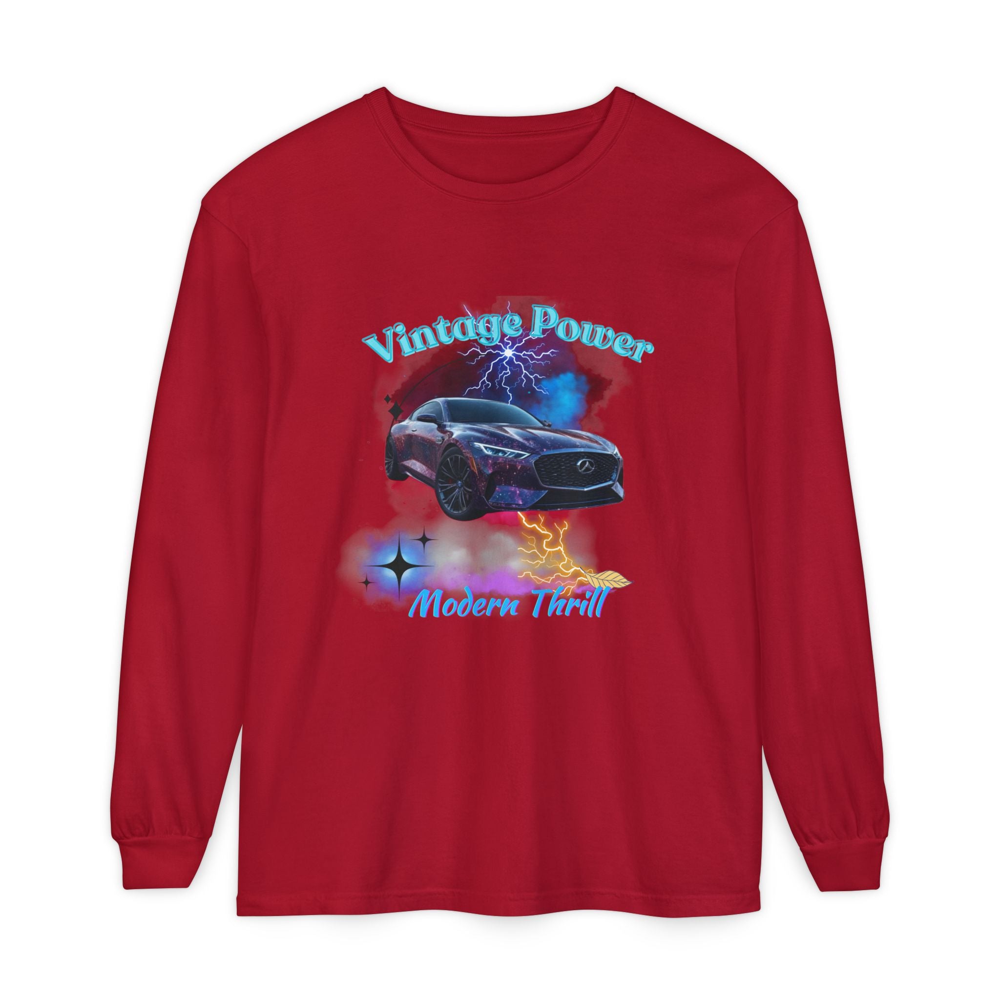 Vintage Power Modern Thrill Garment-dyed Long Sleeve T-Shirt