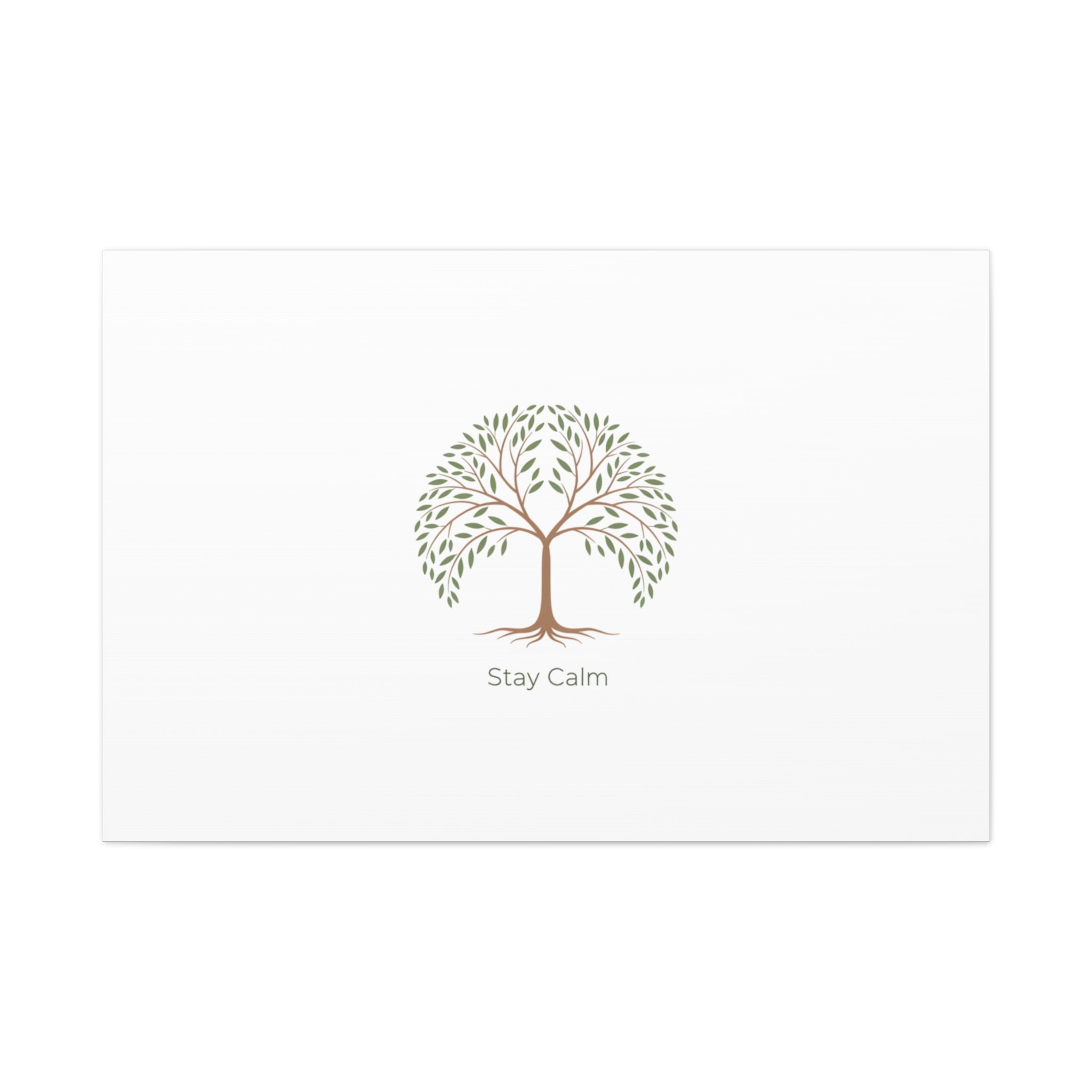 Stay Calm Canvas | Winter Fitness Grind, gym motivation decor