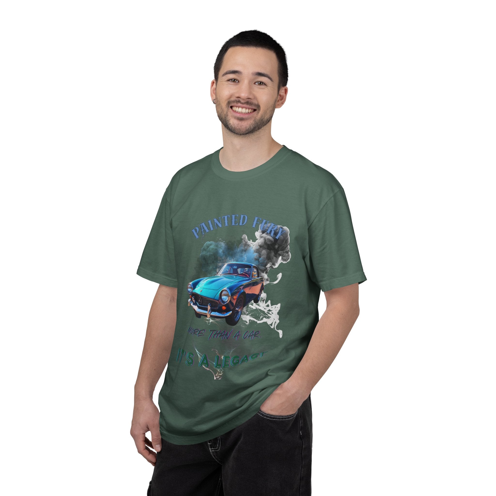 Classic Car T-Shirt — "Painted Funk: It's a Legacy" Vintage Sports Car Graphic Tee