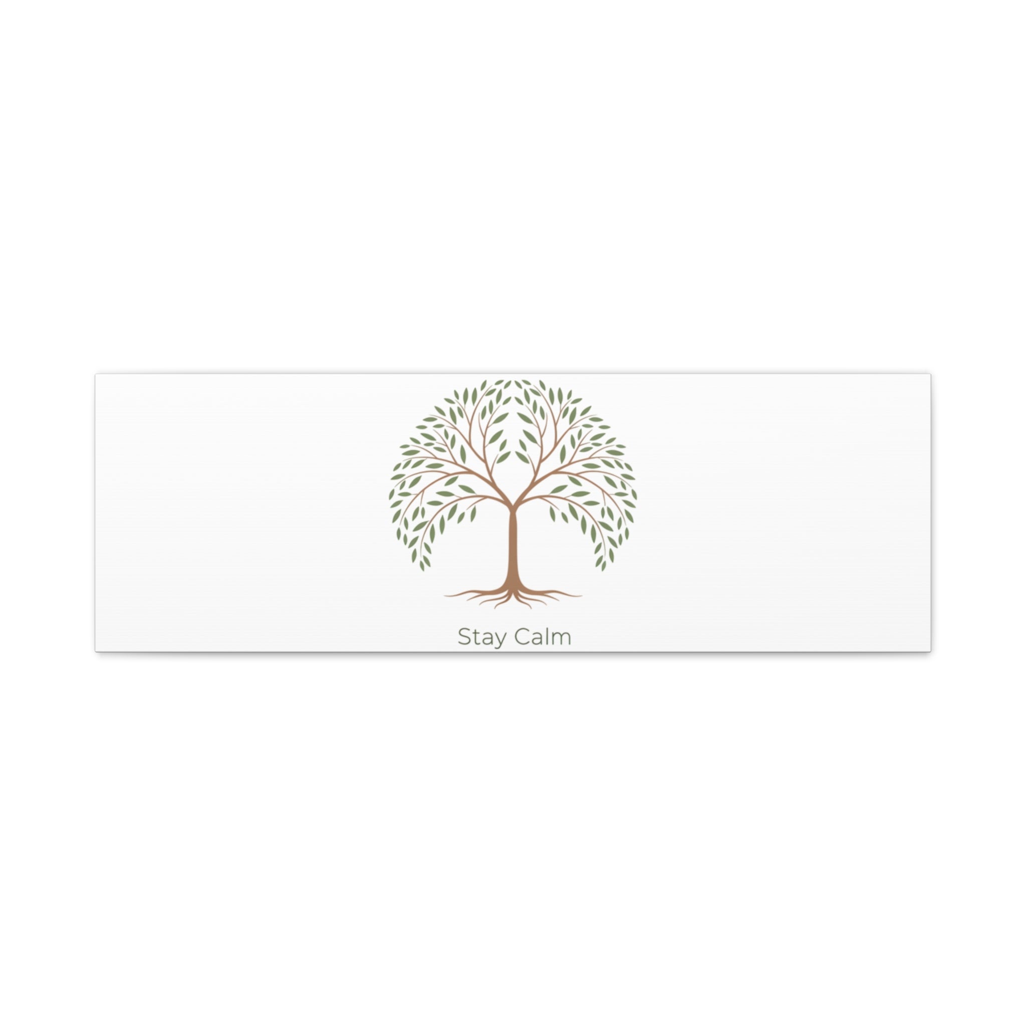 Stay Calm Canvas | Winter Fitness Grind, gym motivation decor