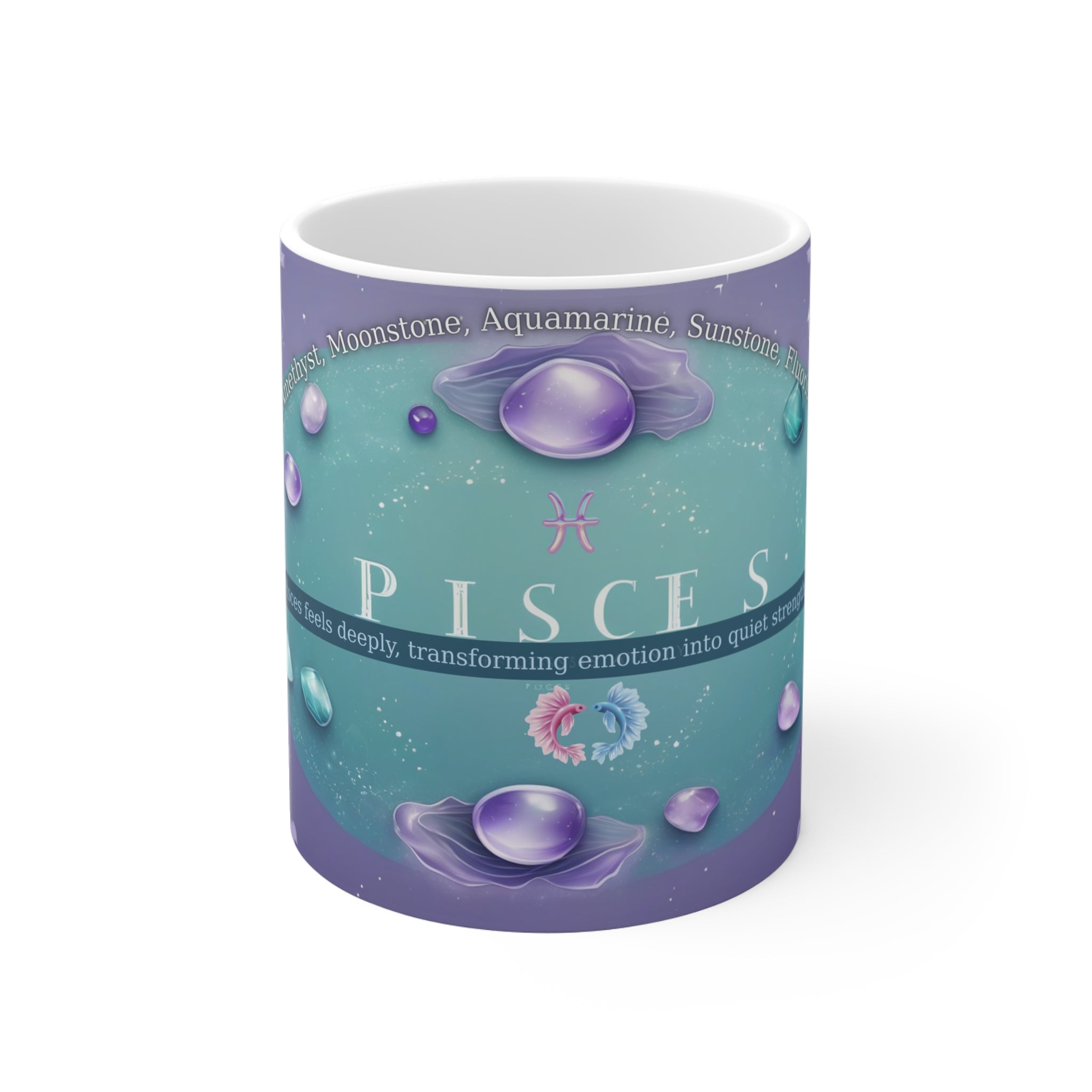 Pisces Zodiac Mug — Astrological Coffee Cup