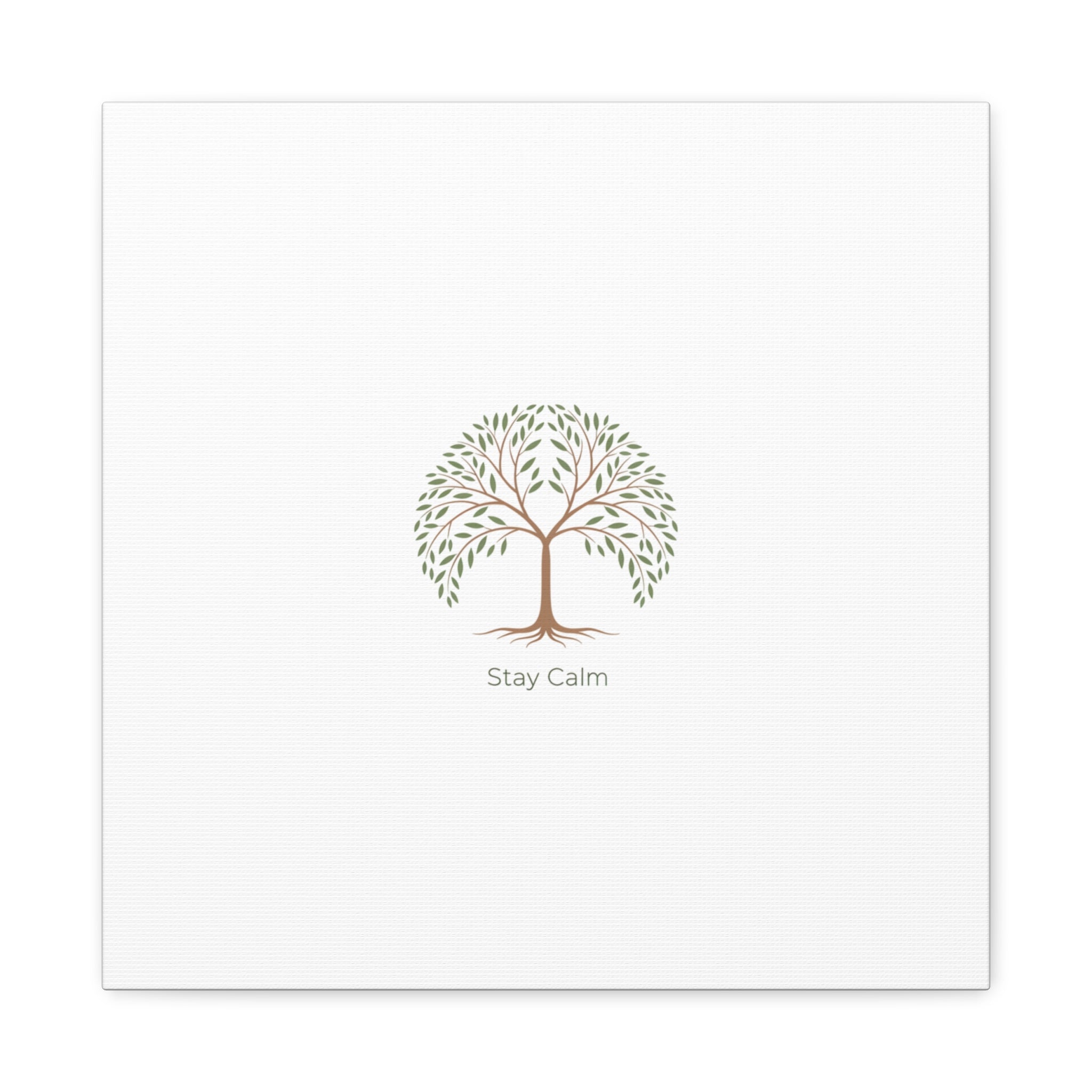 Stay Calm Canvas | Winter Fitness Grind, gym motivation decor