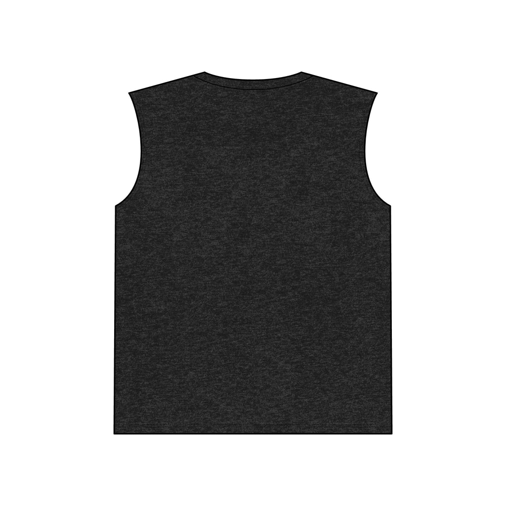 Autumn Light Muscle Tank — Vintage Lady Fall Graphic Tank Top