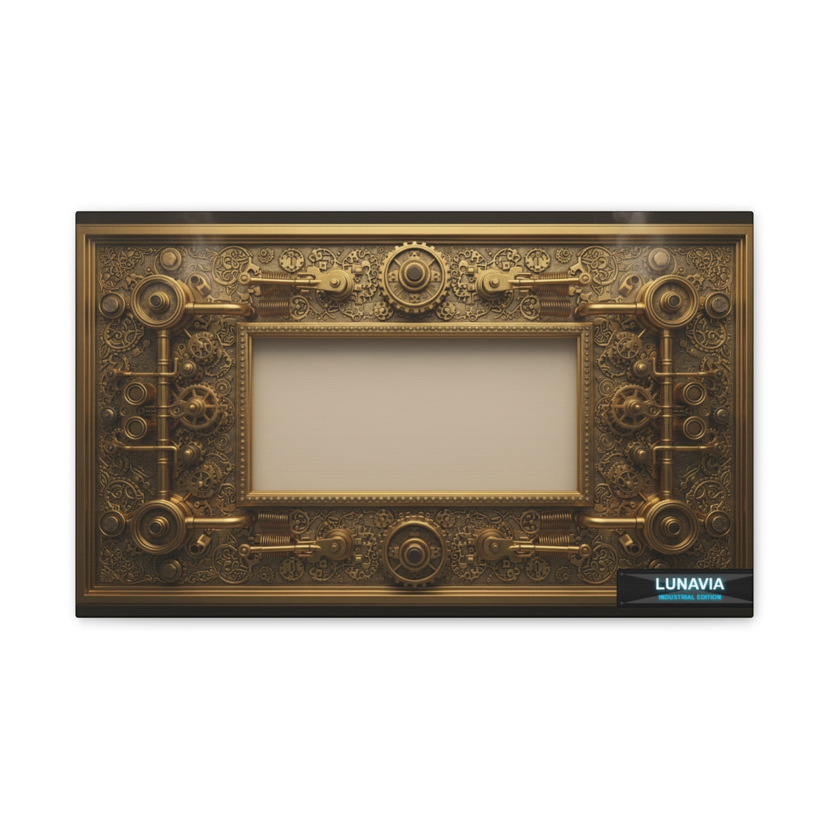 Steampunk Gold Frame Canvas