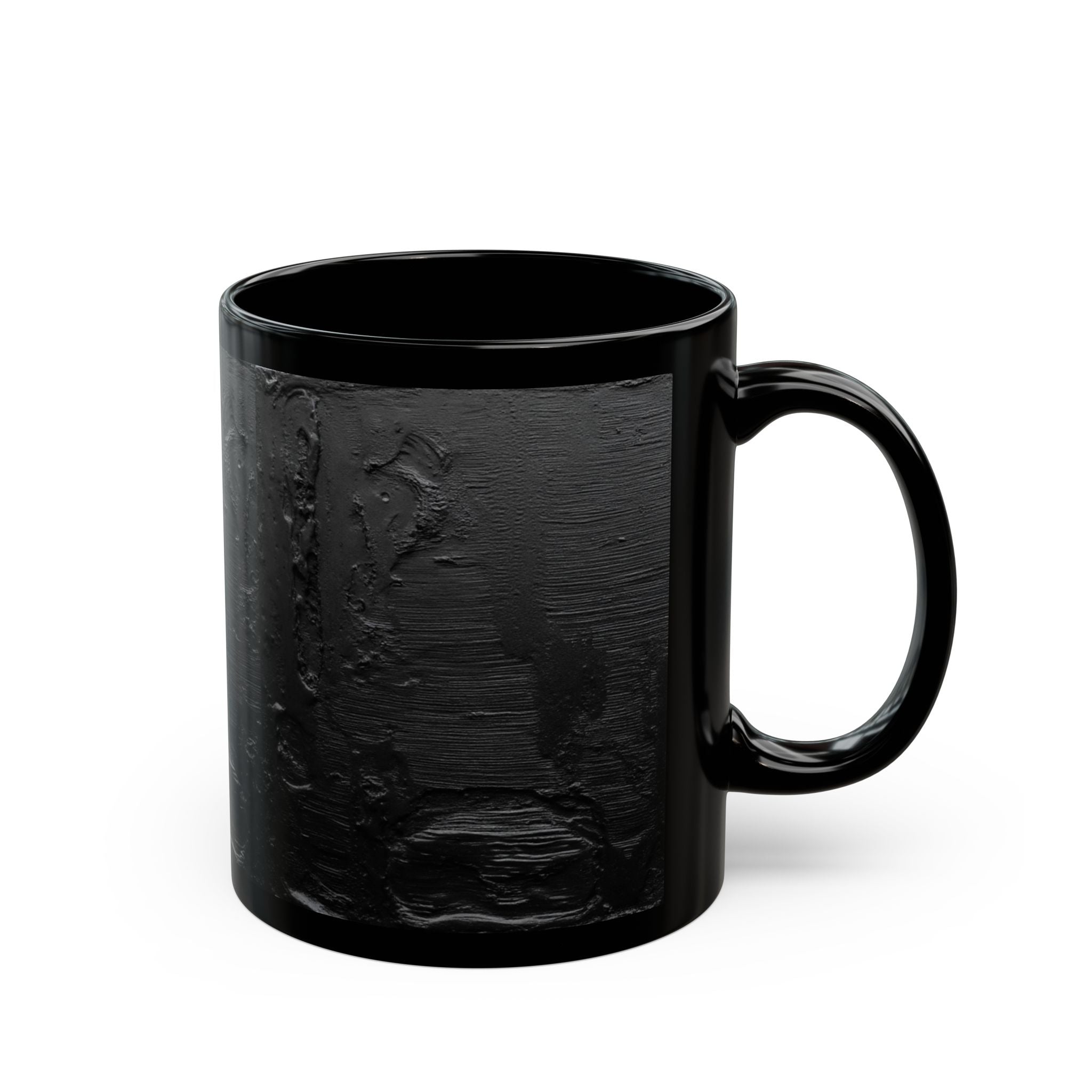 Black Ceramic Mug — Matte Black Coffee Cup