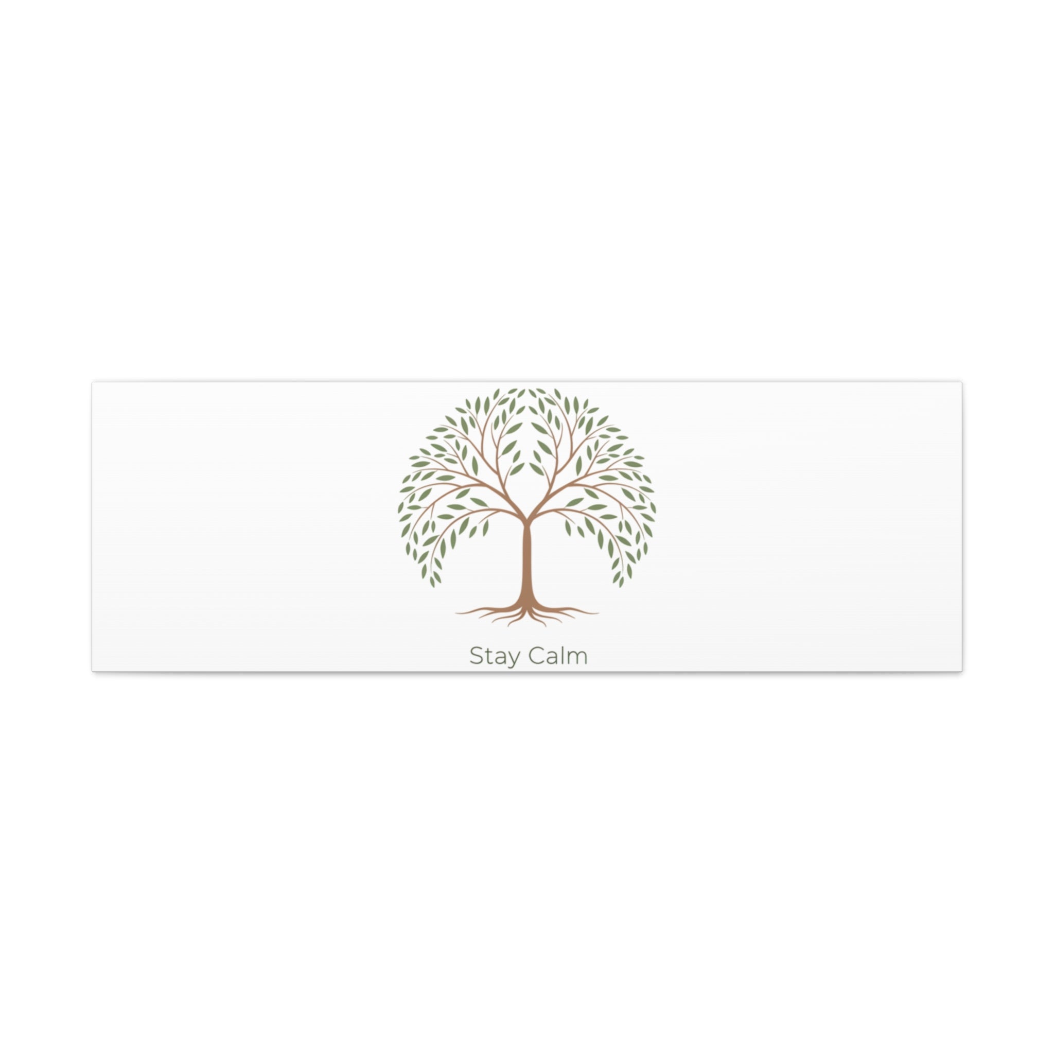 Stay Calm Canvas | Winter Fitness Grind, gym motivation decor