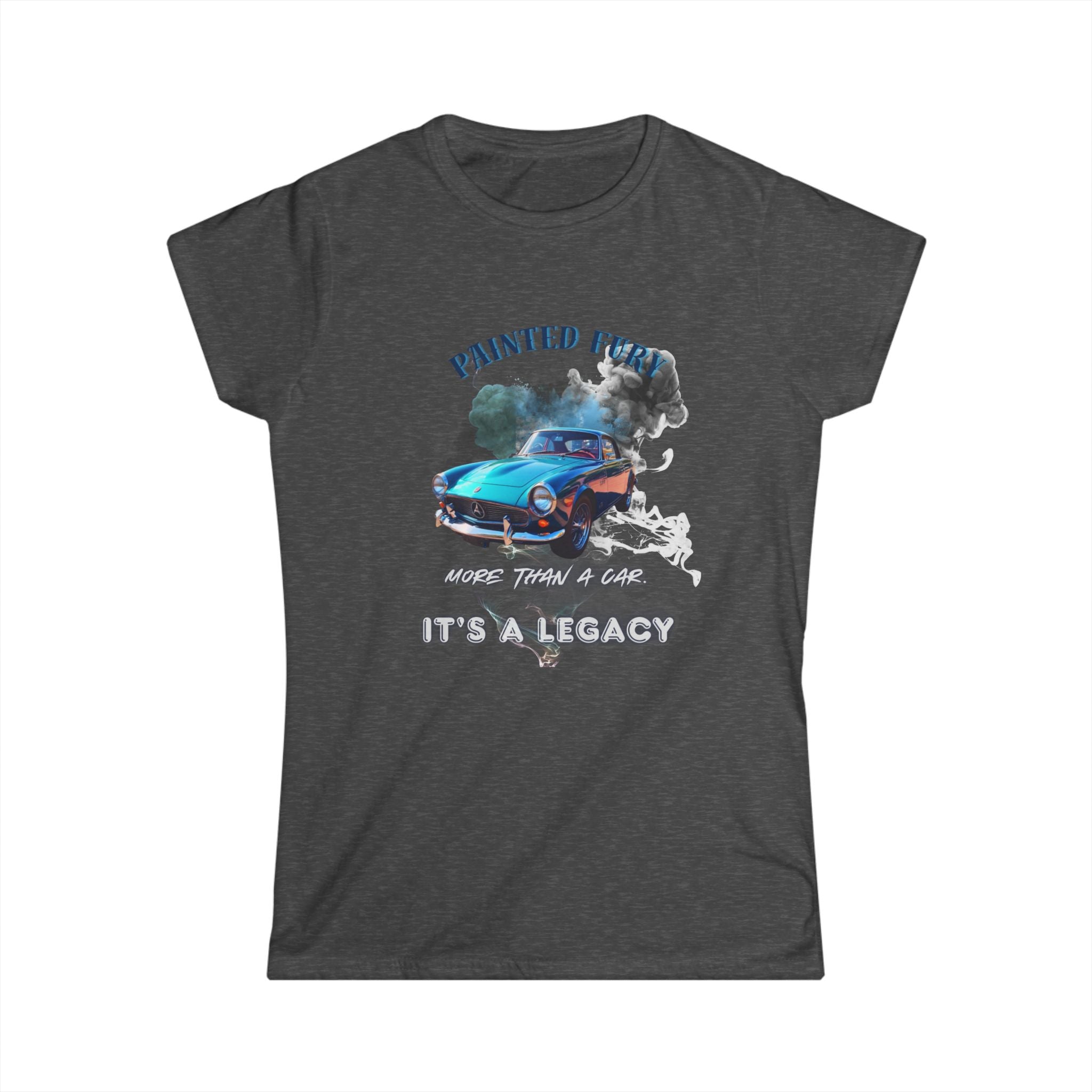 Classic Car Tee — "Painted Finish, It's A Legacy" Women's Vintage Automotive T-Shirt