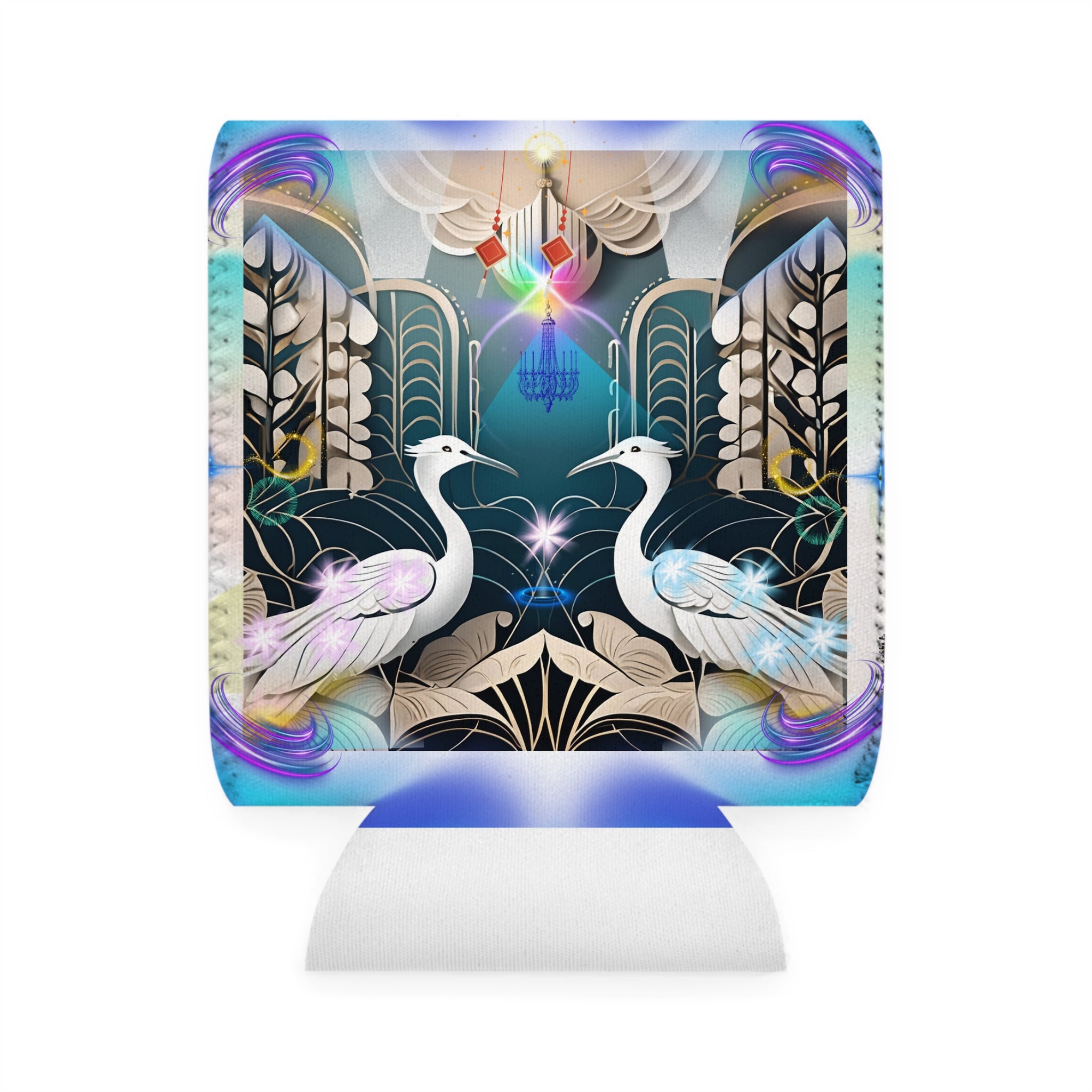 Birds Nature Can Cooler Sleeve — Insulated Beverage Holder