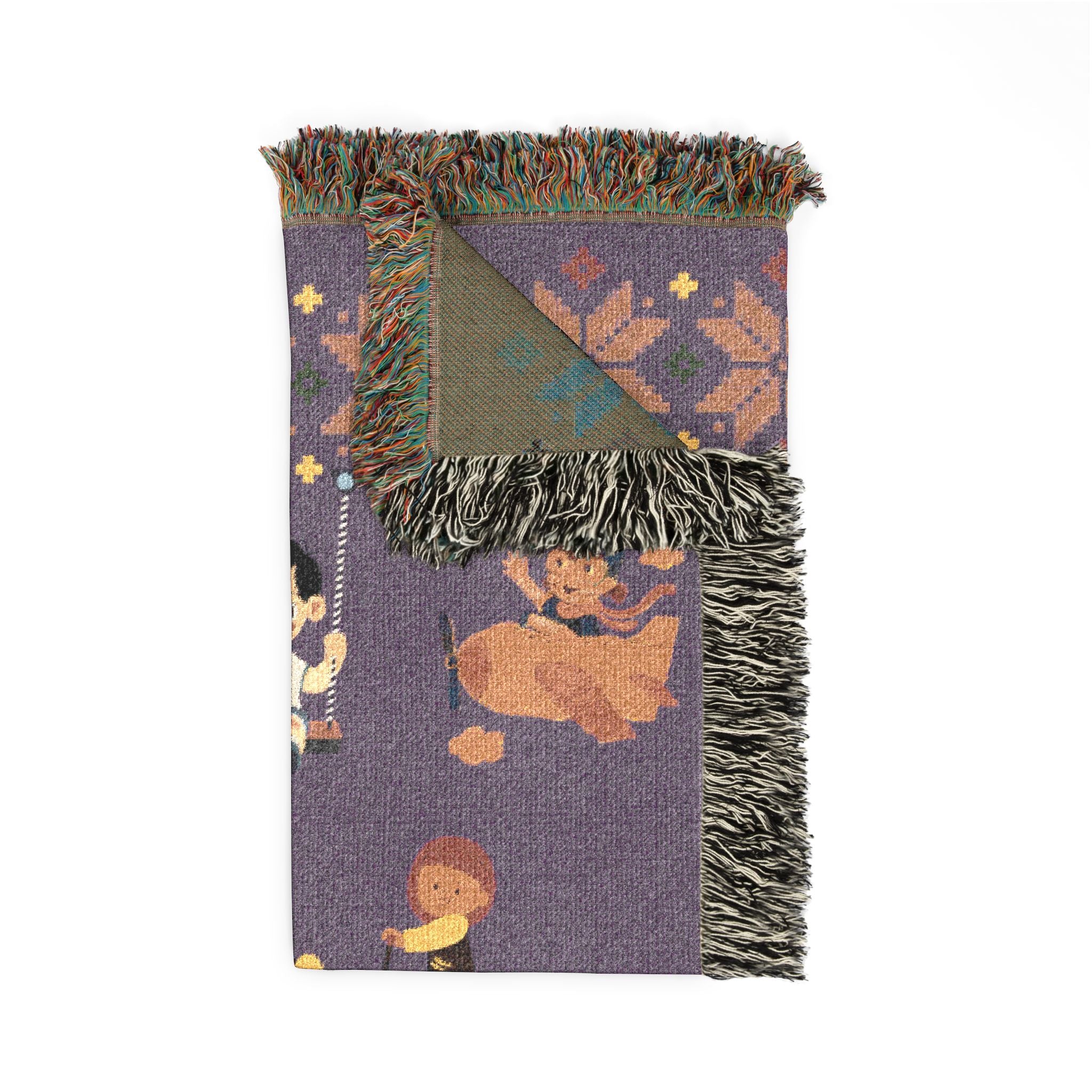 Winter Folklore | Nostalgic Storyteller Woven Blanket