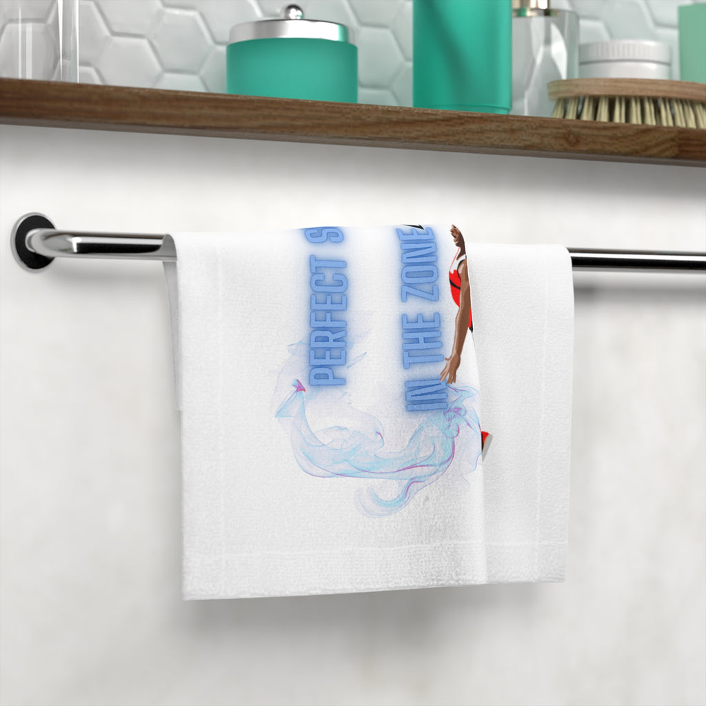 "Perfect Shot in the Zone" Sports Hand Towel