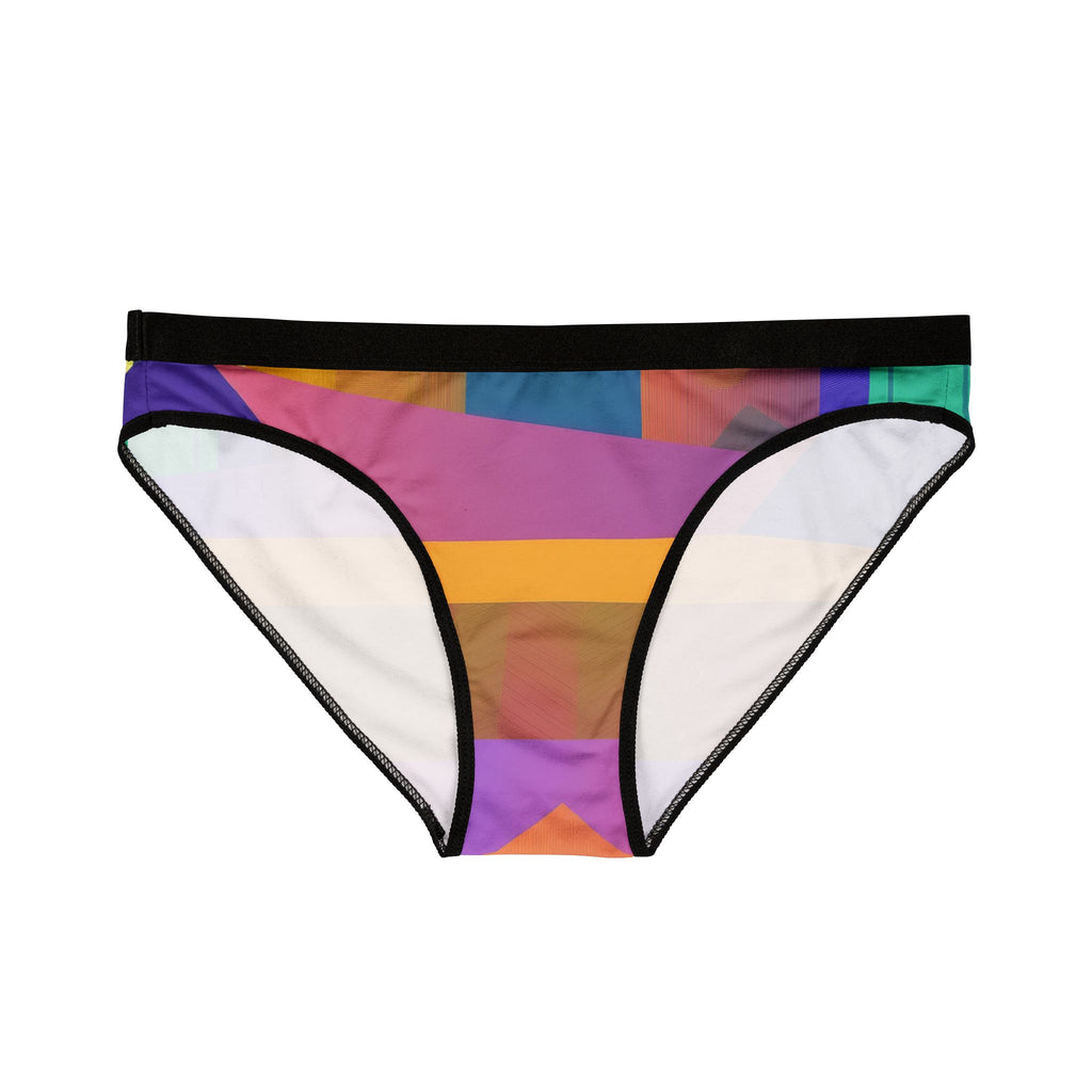 Geometric Colorblock Women's Stripe Underwear