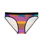 Geometric Colorblock Women's Stripe Underwear