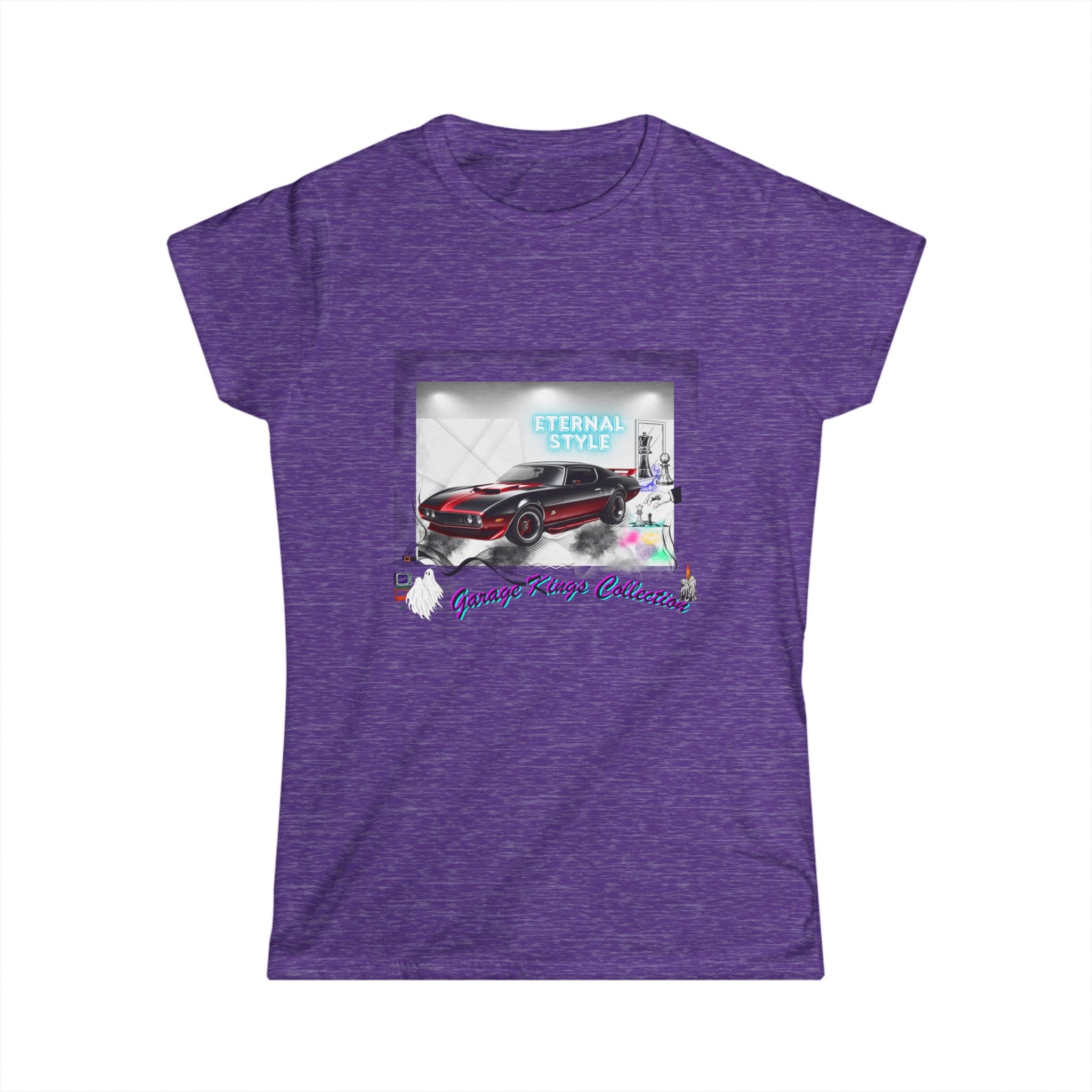 Eternal Speed Garage Kings Women's Tee — Vintage Sports Car Graphic