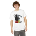 Grim Reaper Scythe Graphic Tee — Color Smoke "Zmartev" Design