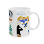 Warning Love Symbols Ceramic Mug