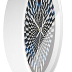 Optical Heart Wall Clock —Checkerboard Illusion