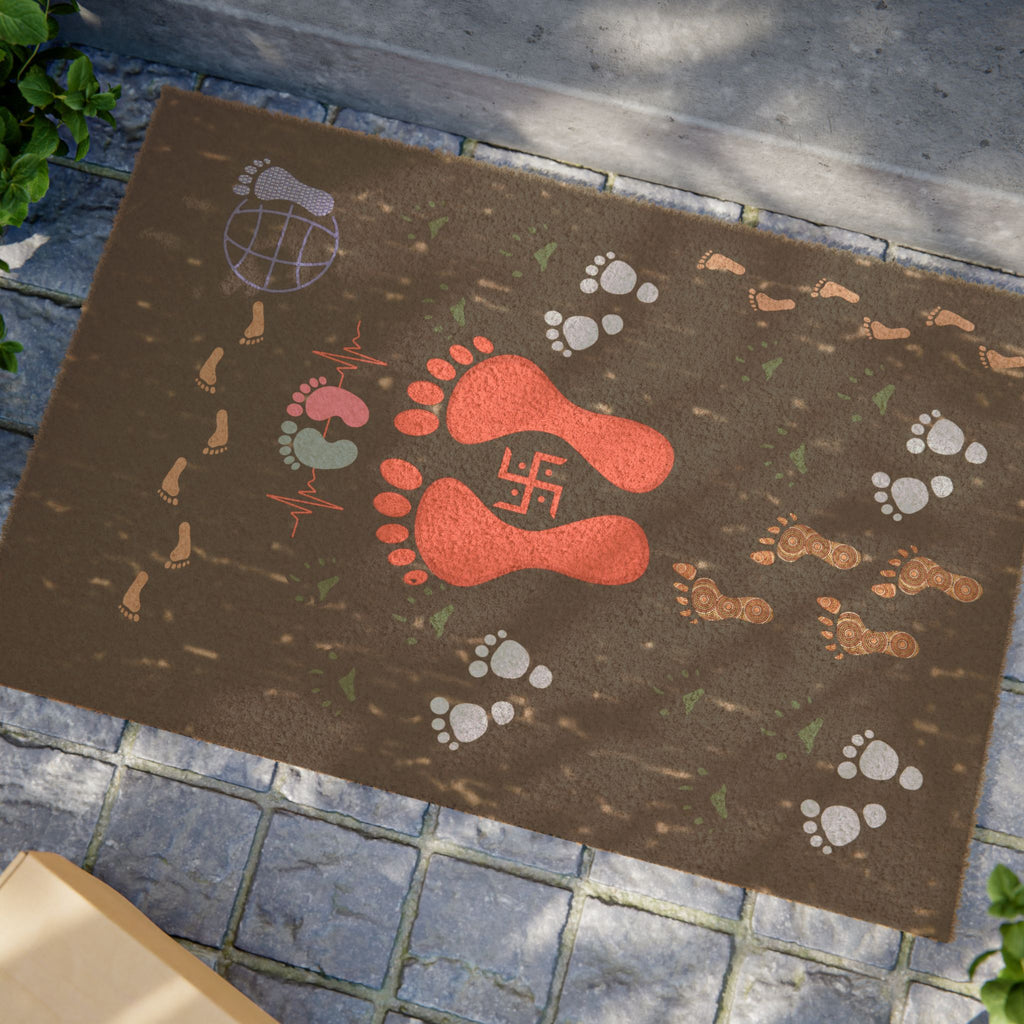 Foot Doormat — Footprint Welcome Mat