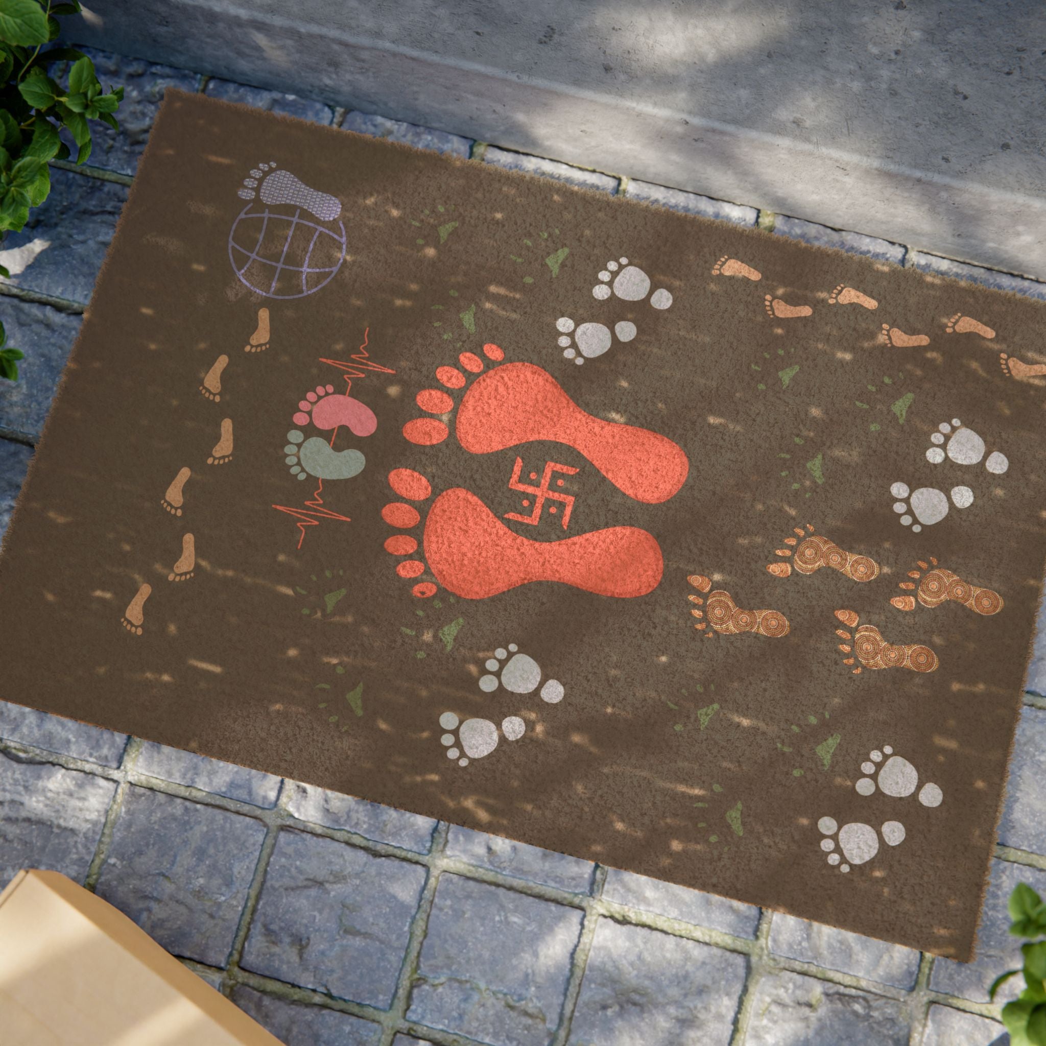Foot Doormat — Footprint Welcome Mat