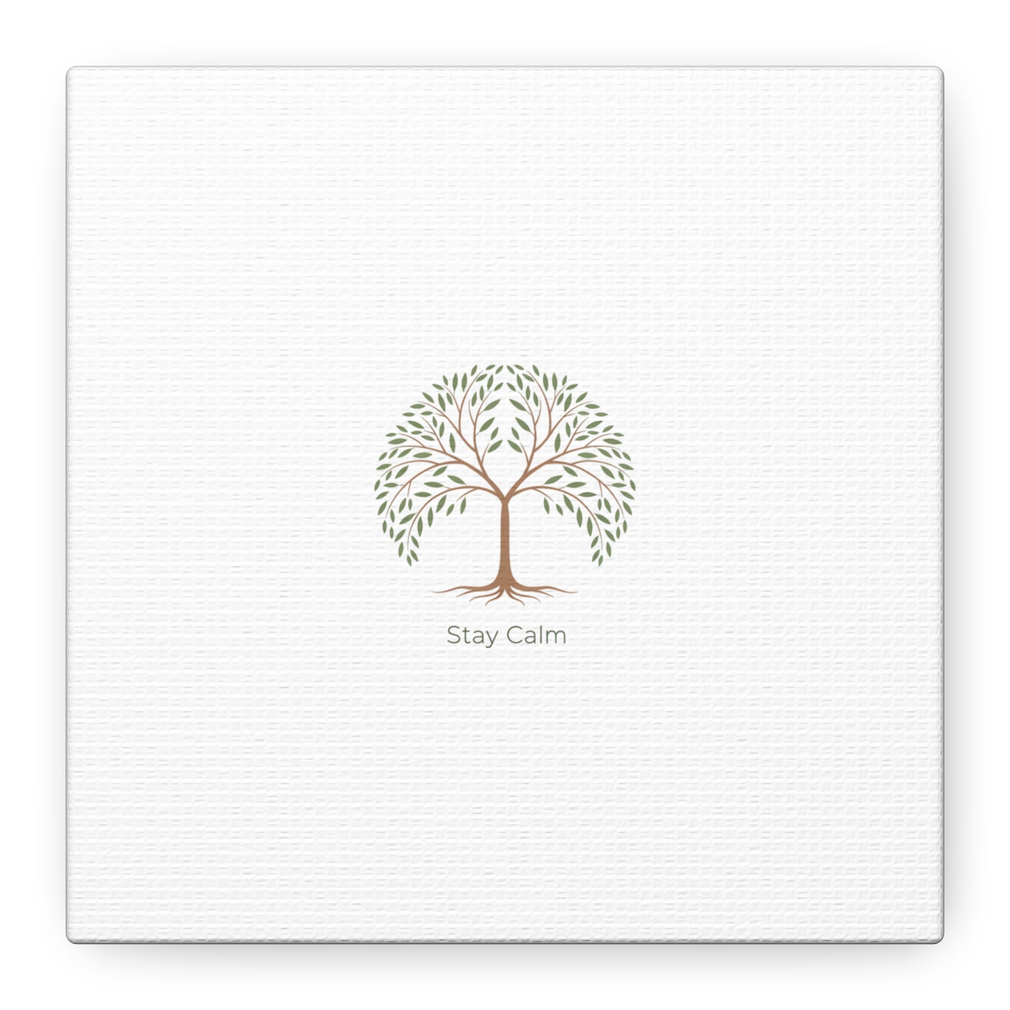 Stay Calm Canvas | Winter Fitness Grind, gym motivation decor