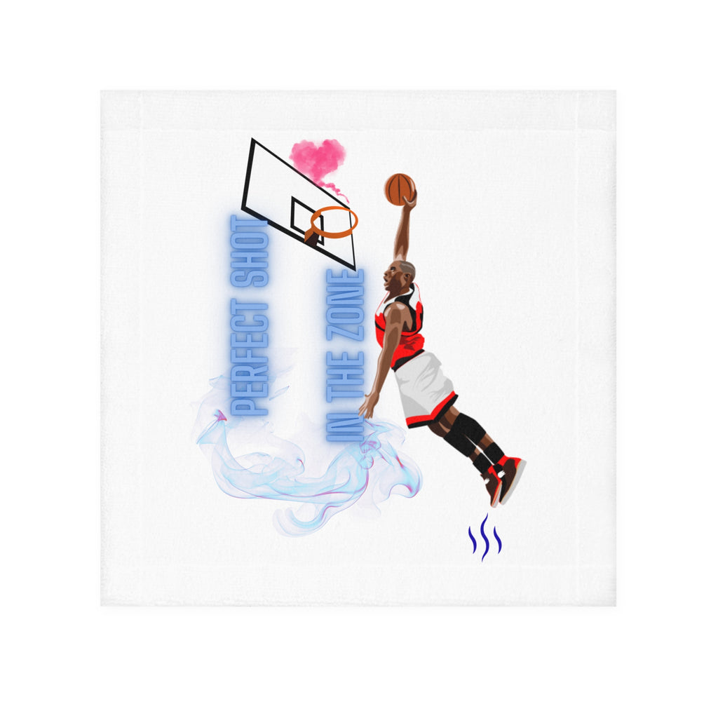 "Perfect Shot in the Zone" Sports Hand Towel