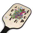 Pickleball Raket Seti — Çiçekli Yılan Desenli Pickleball Kiti 