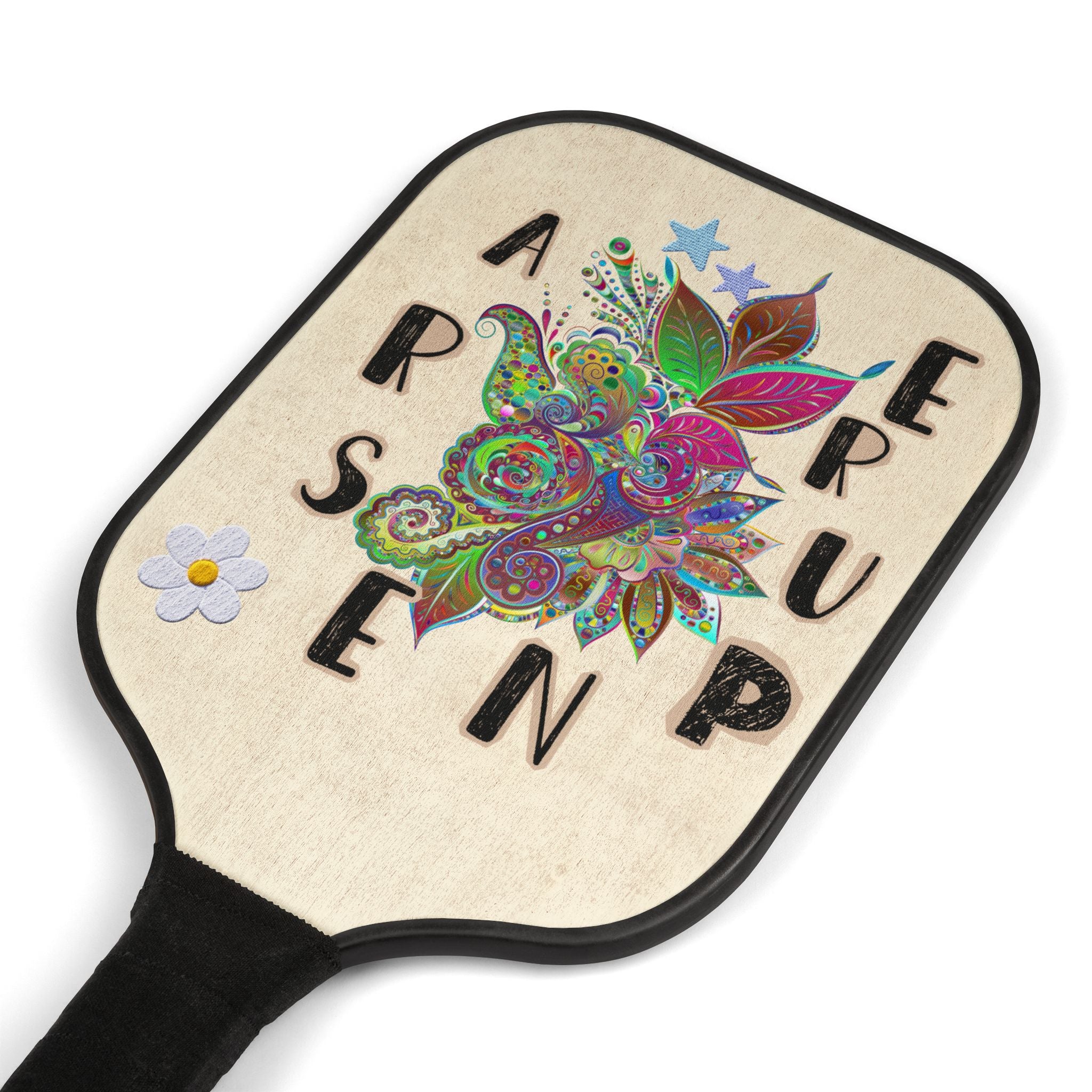 Pickleball Raket Seti — Çiçekli Yılan Desenli Pickleball Kiti 