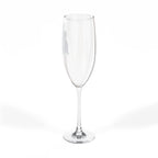 Bride Silhouette Champagne Flute | 8oz Wedding Toast Glass