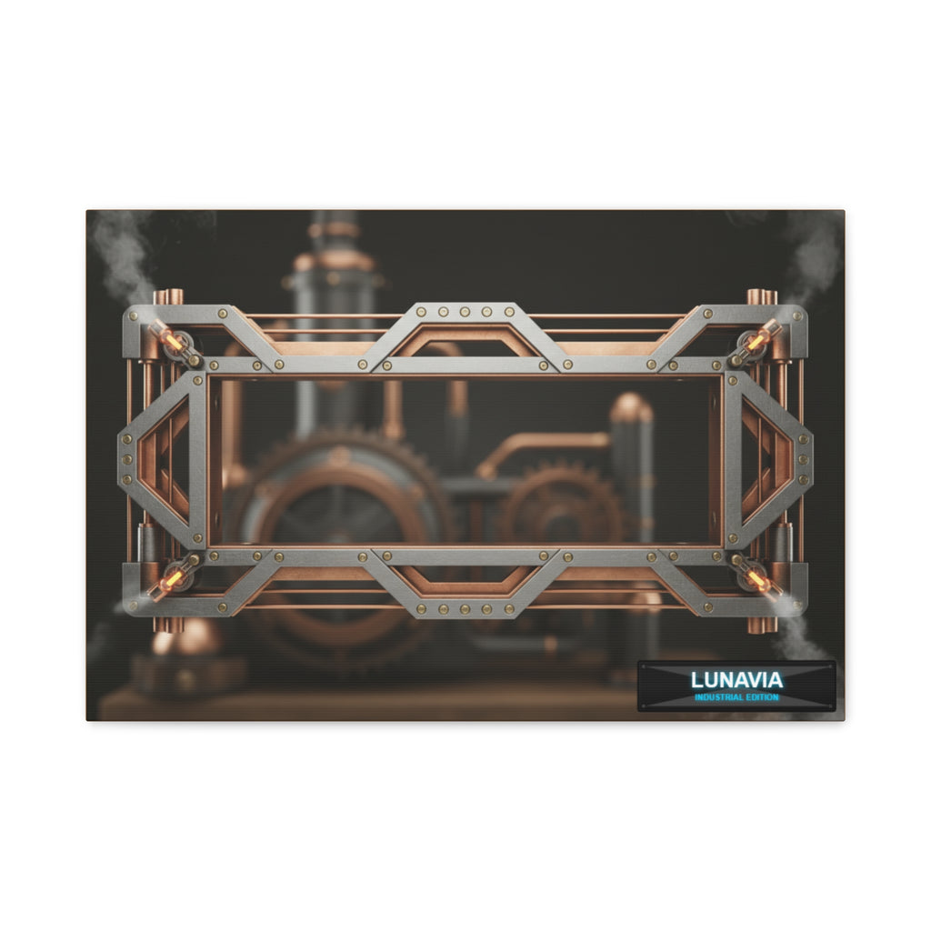 Steampunk Gearframe Canvas